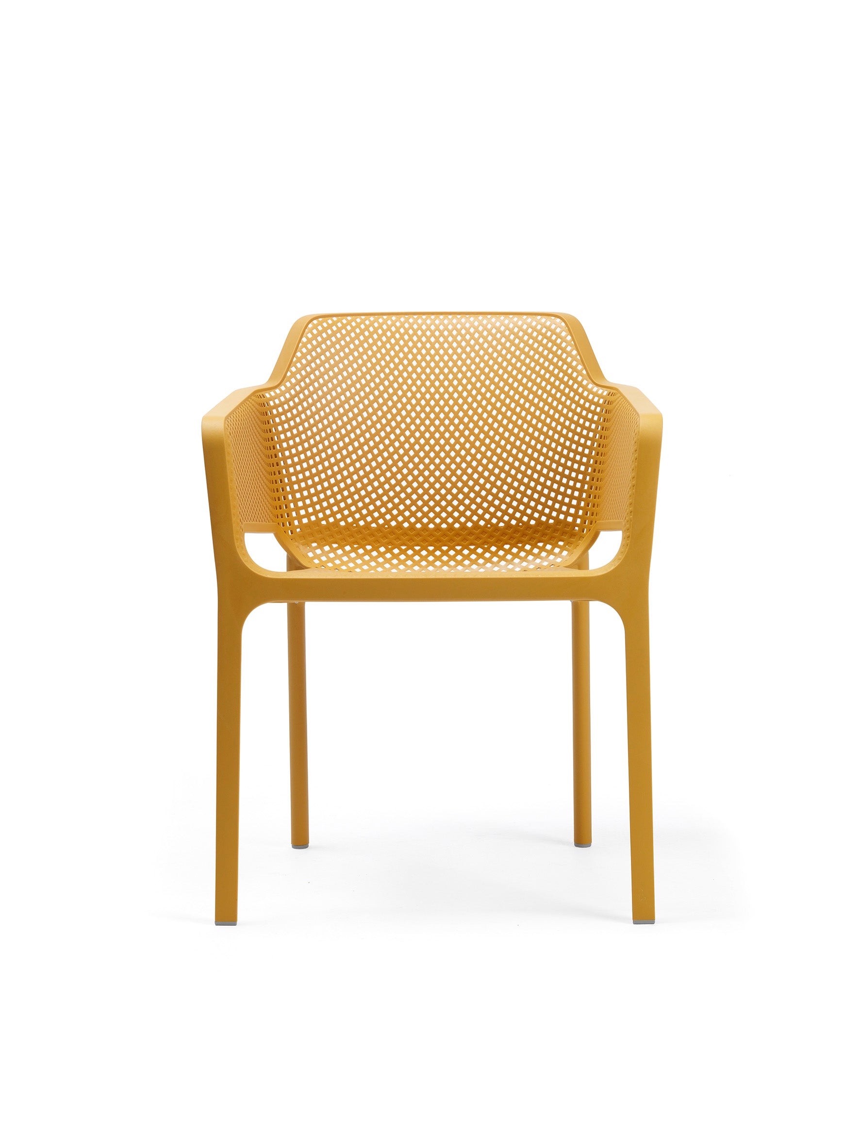 Buitenstoel NET mosterdkleur