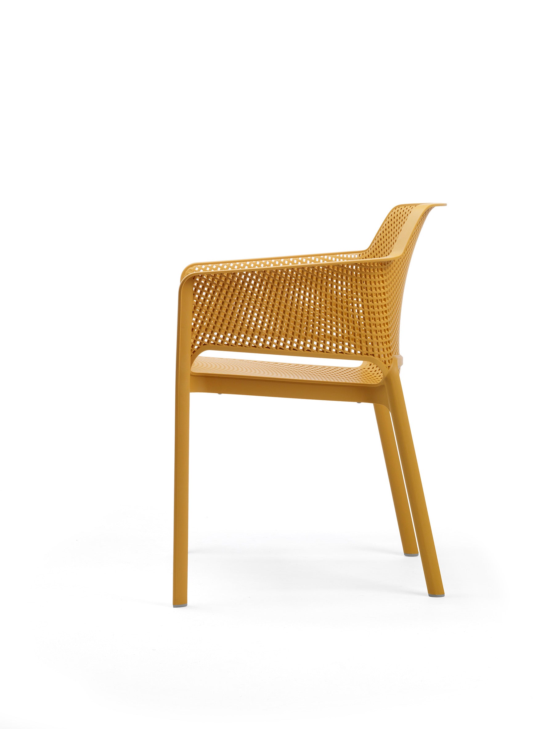 Buitenstoel NET mosterdkleur