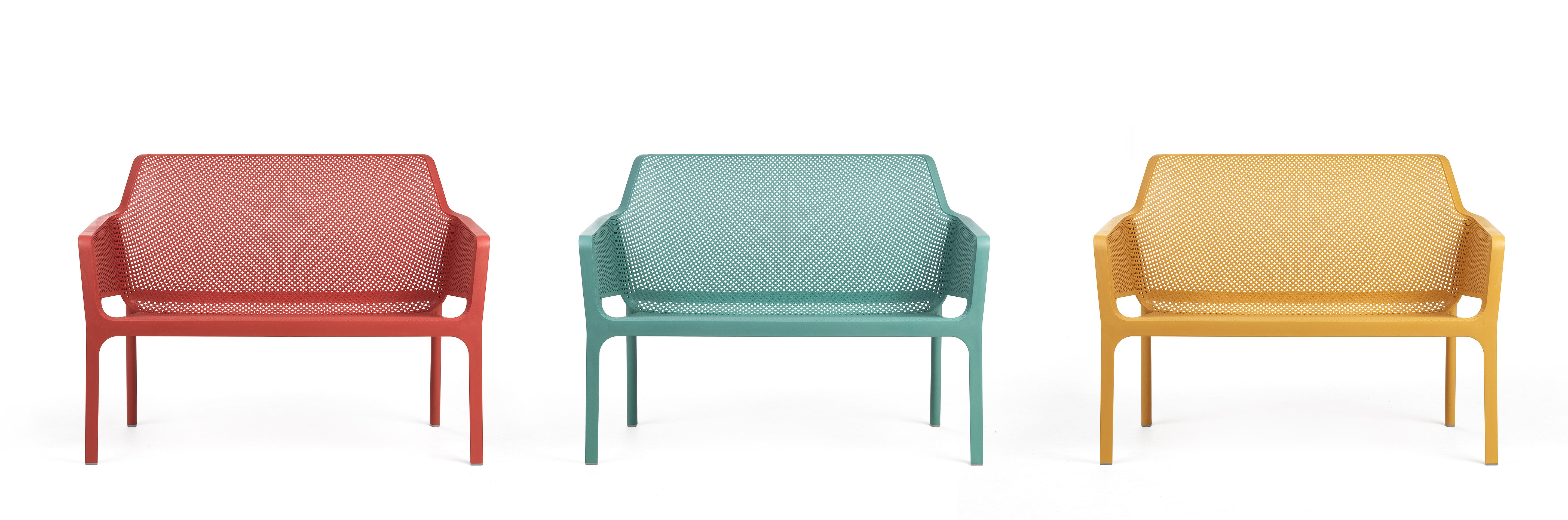 Turquoise Outdoor Bench NET