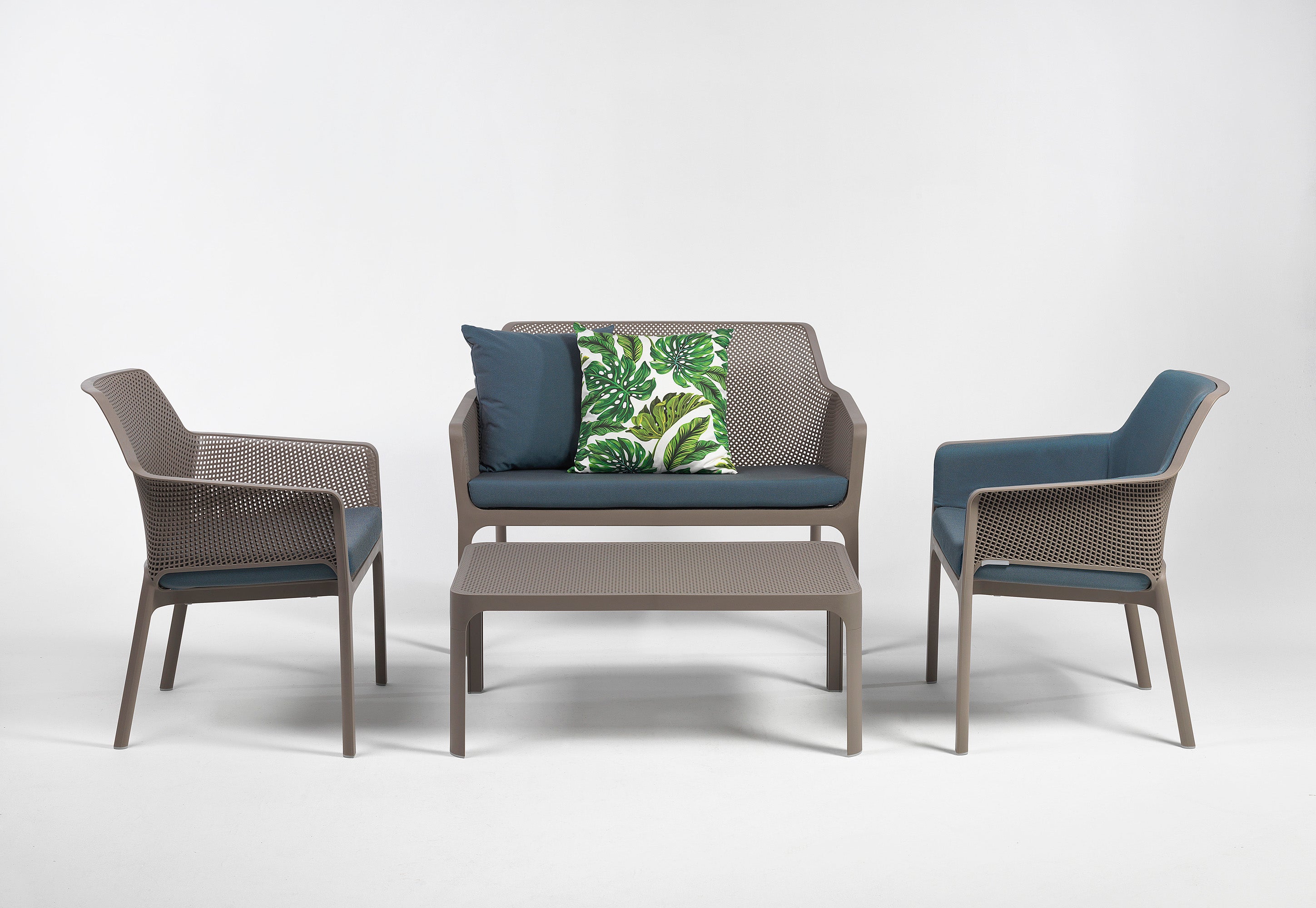 Buitenfauteuil NET RELAX antraciet