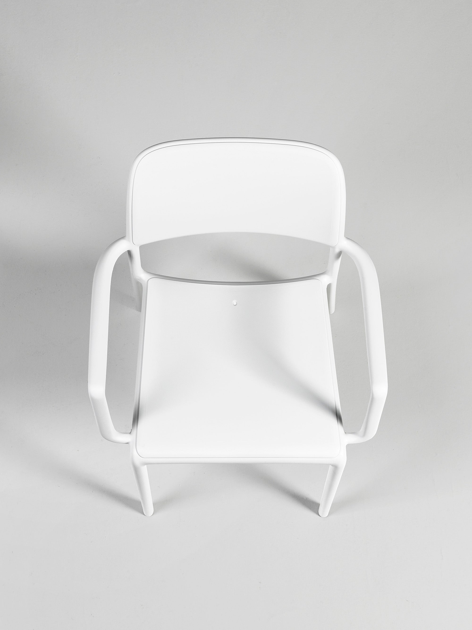 Außenstuhl mit Armlehnen RIVA taupe