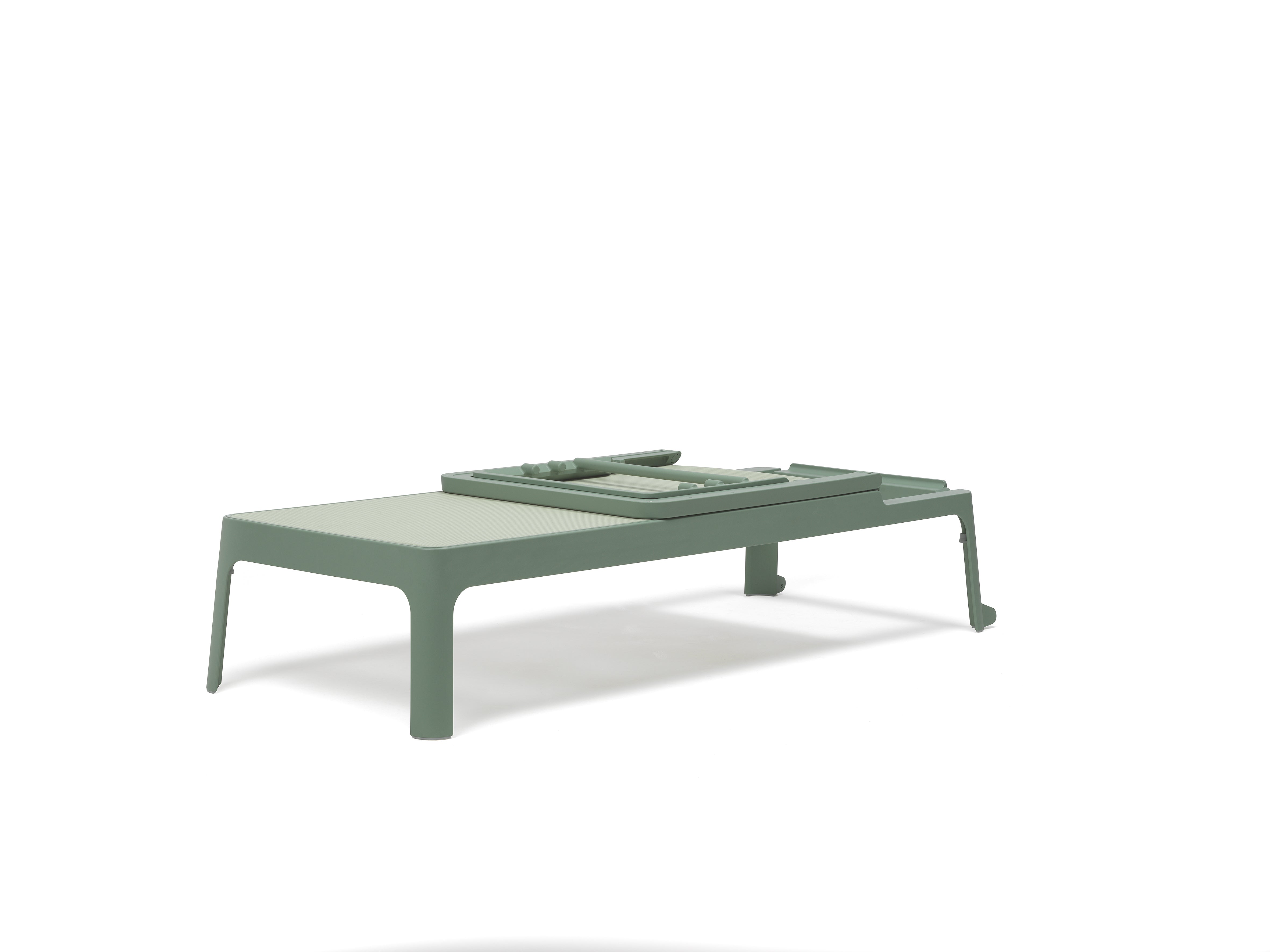 Ligstoel buiten PLANO mintgroen
