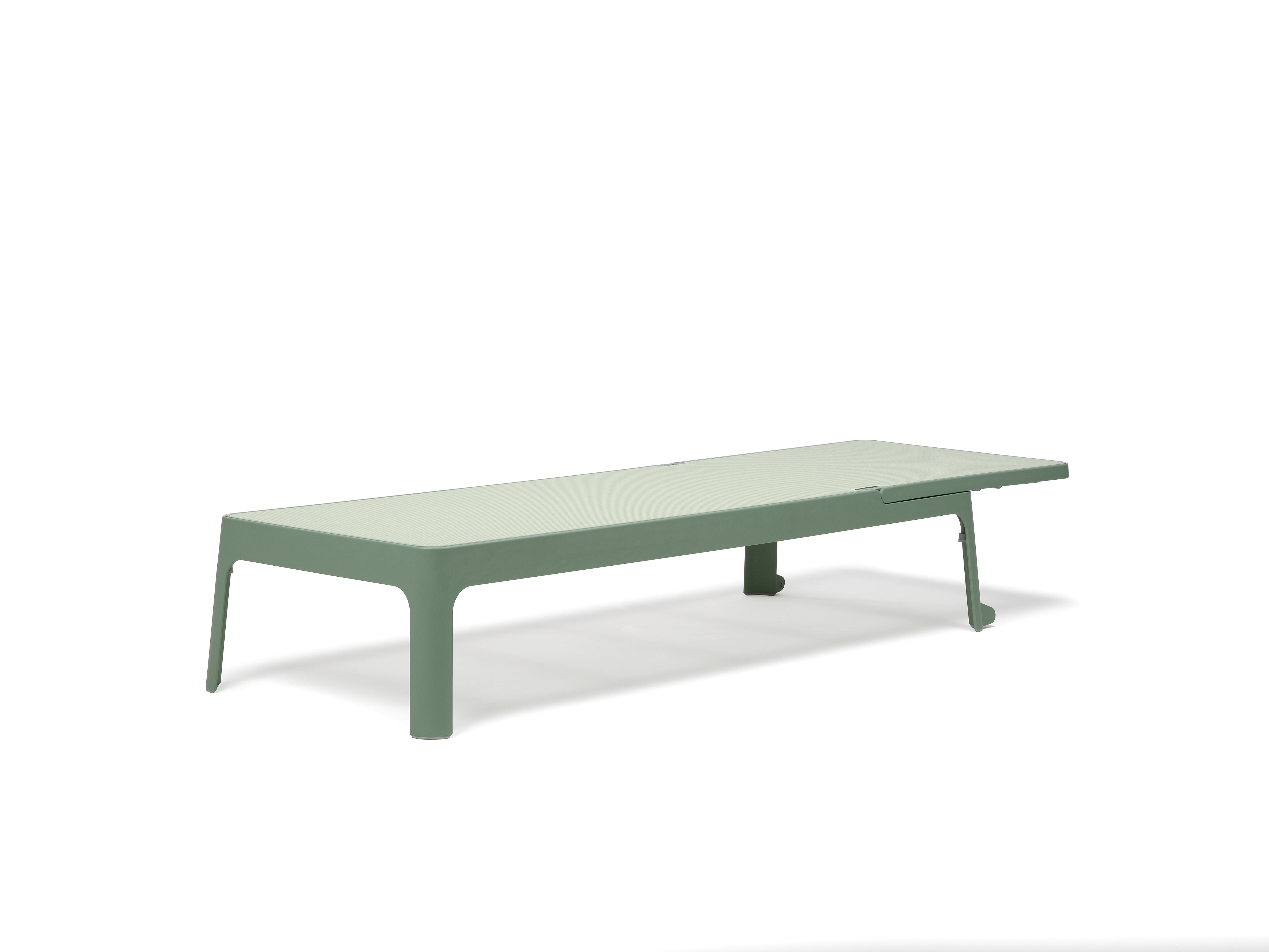 Ligstoel buiten PLANO mintgroen