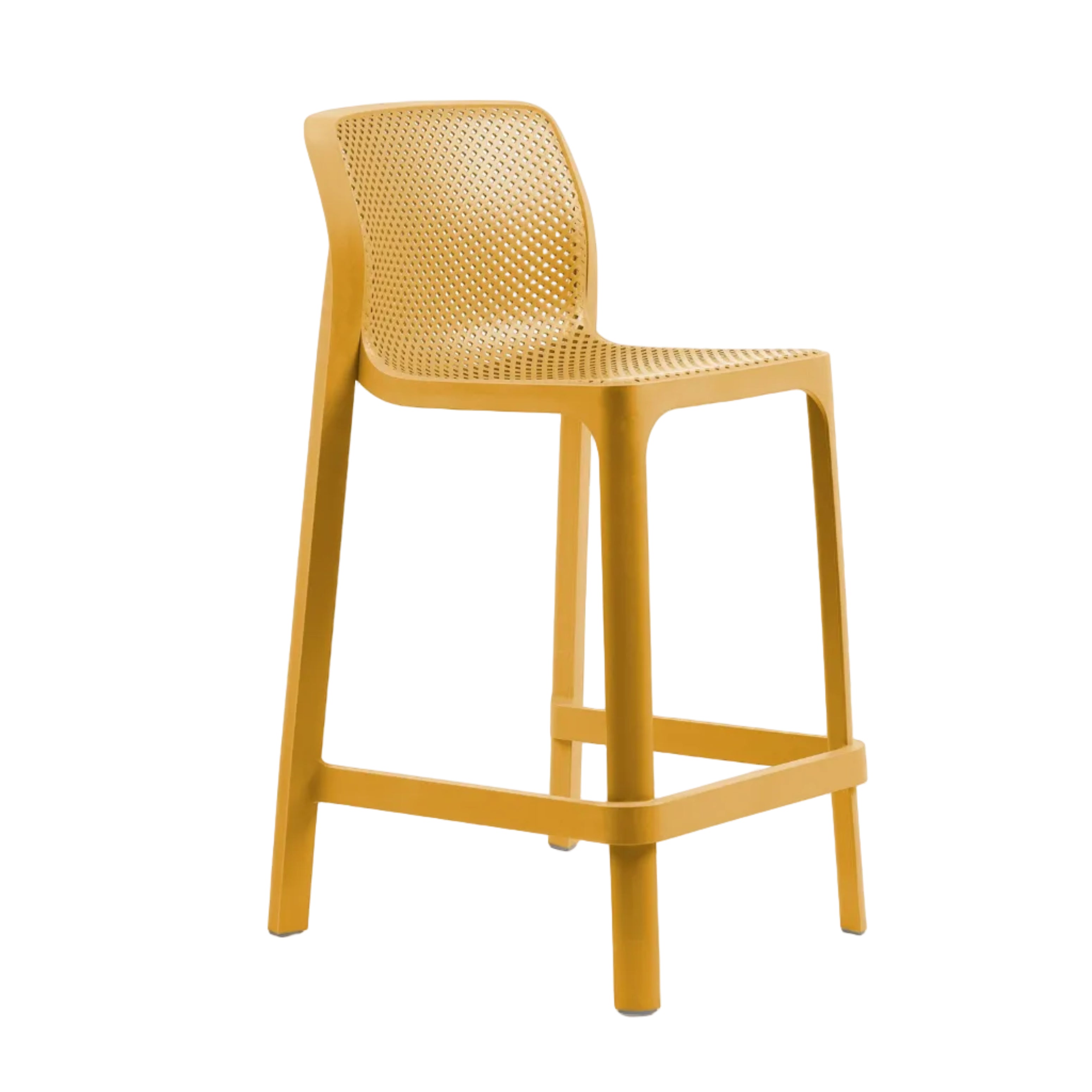 NET Outdoor Stool Mustard