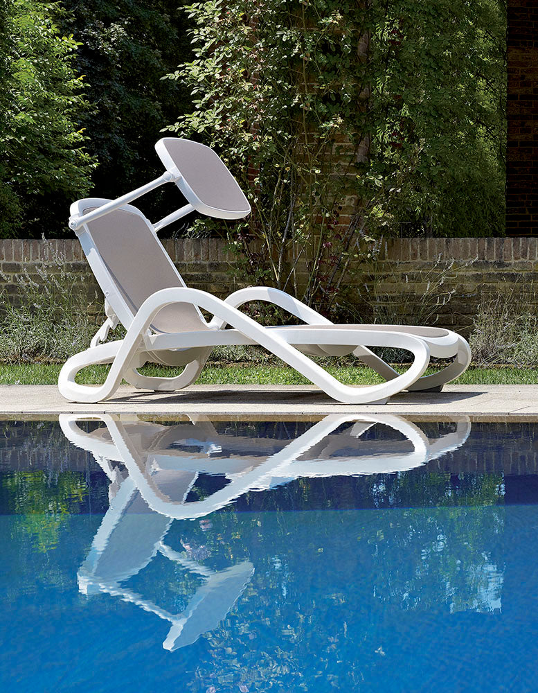ALFA Anthracite Outdoor Lounger