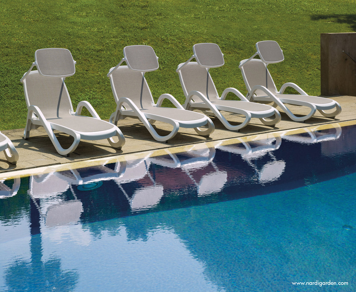 ALFA Anthracite Outdoor Lounger