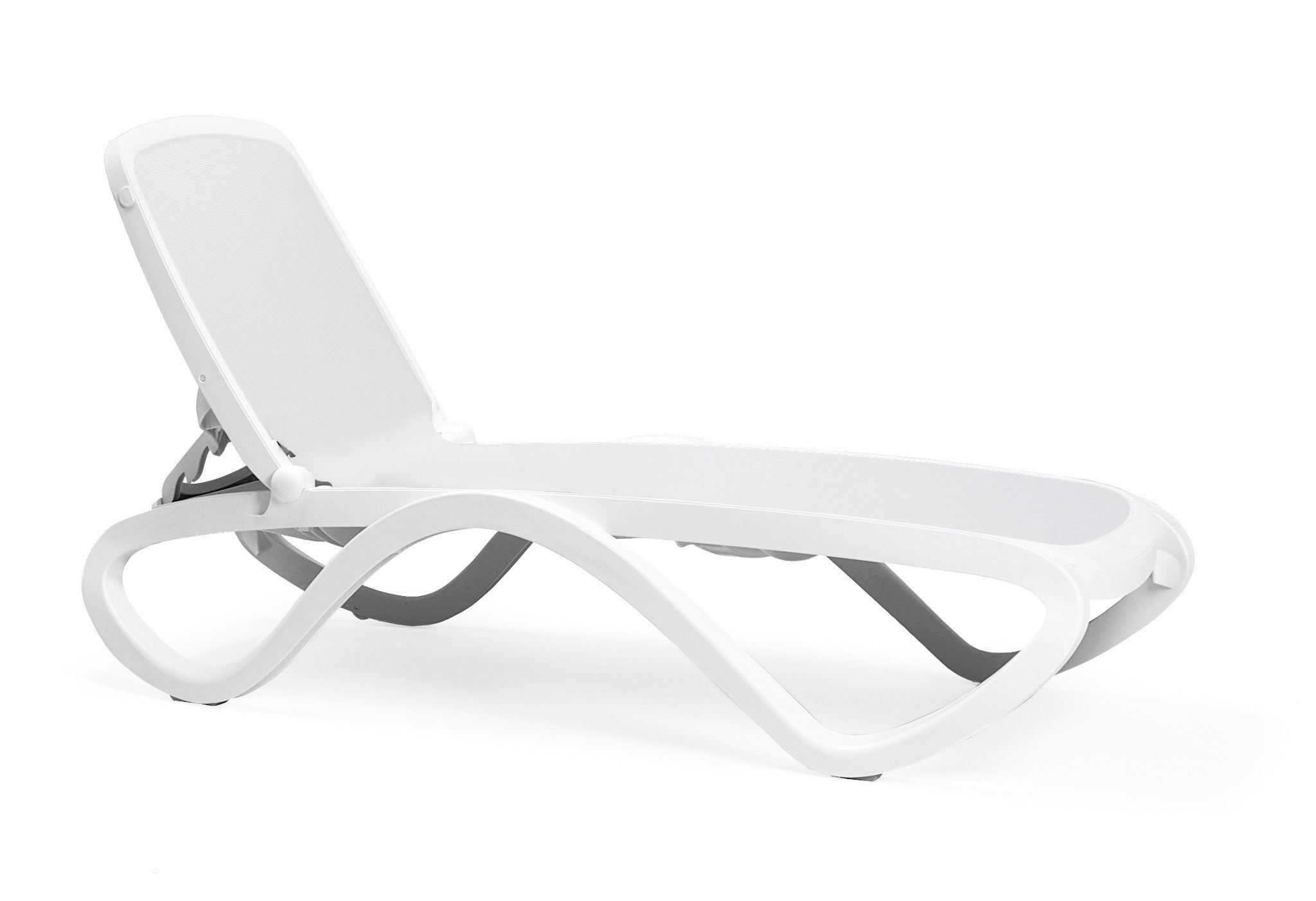 OMEGA White Outdoor Lounger