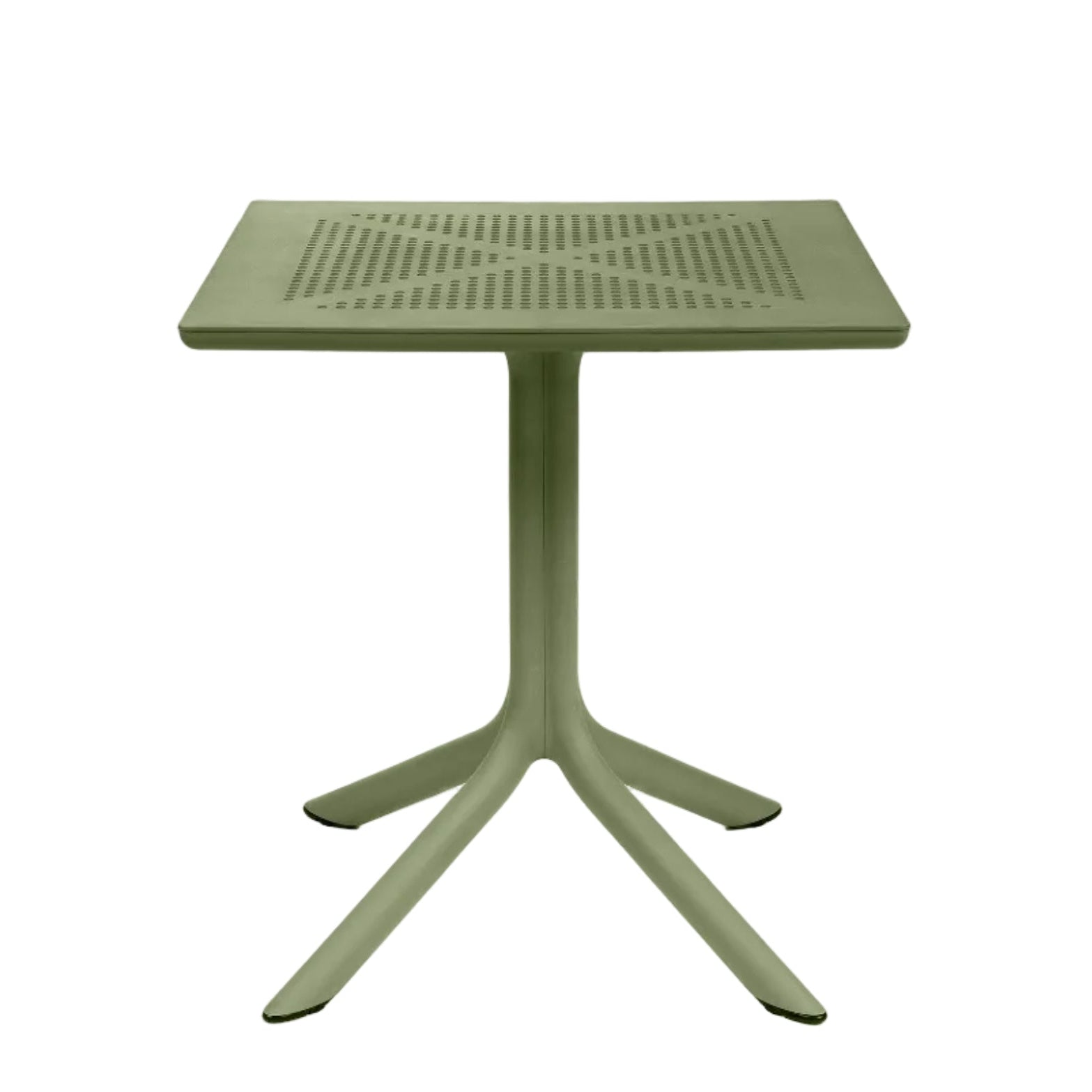 Buiten vierkante tafel CLIP agave groen