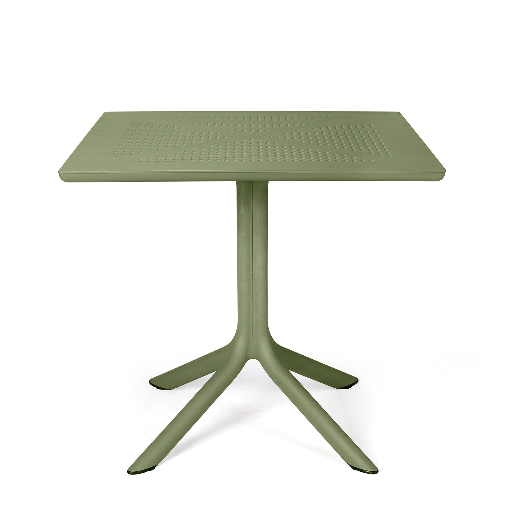 Buiten vierkante tafel CLIP agave groen