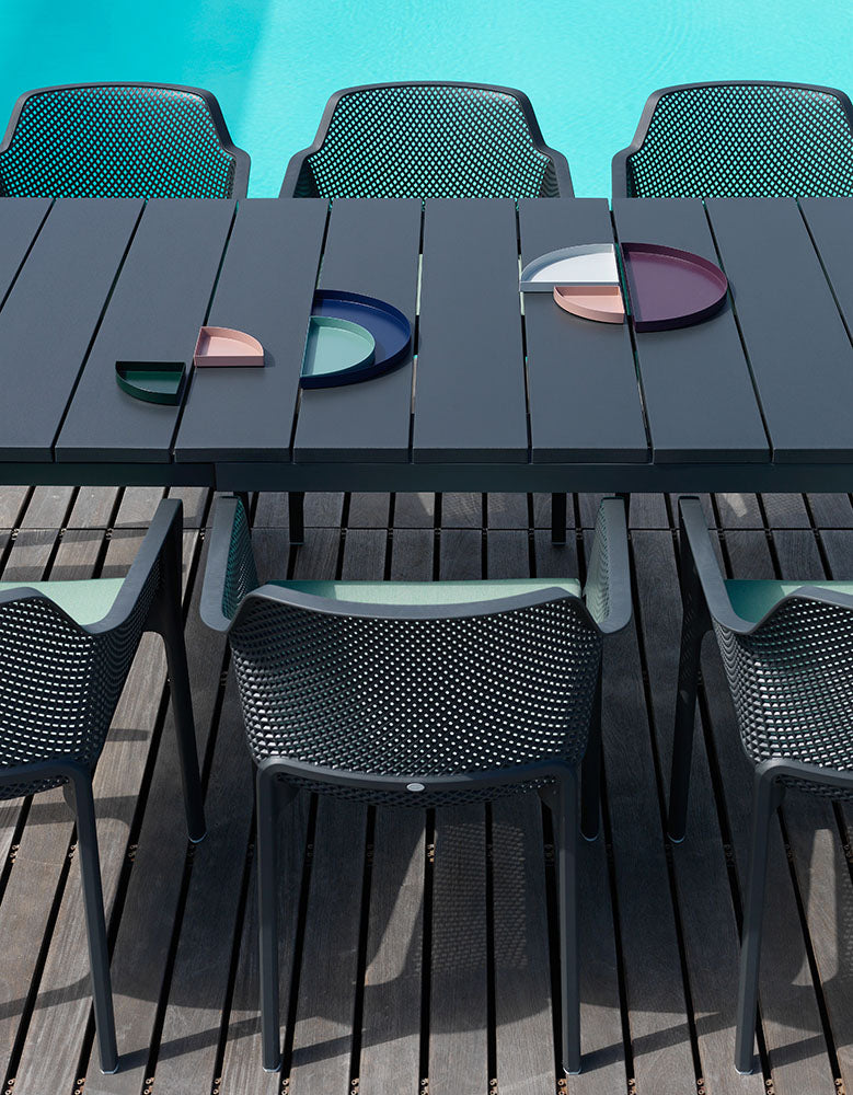RIO Anthracite Folding Outdoor Table [Antonina ] [Amelia spr]