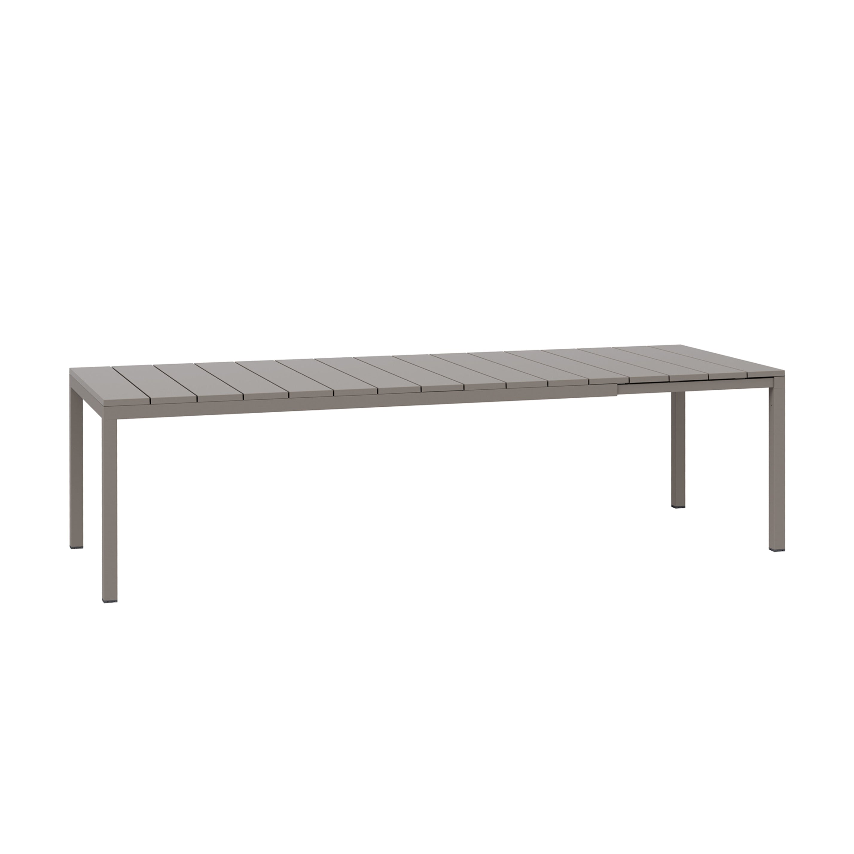 Ausziehbarer Gartentisch RIO taupe