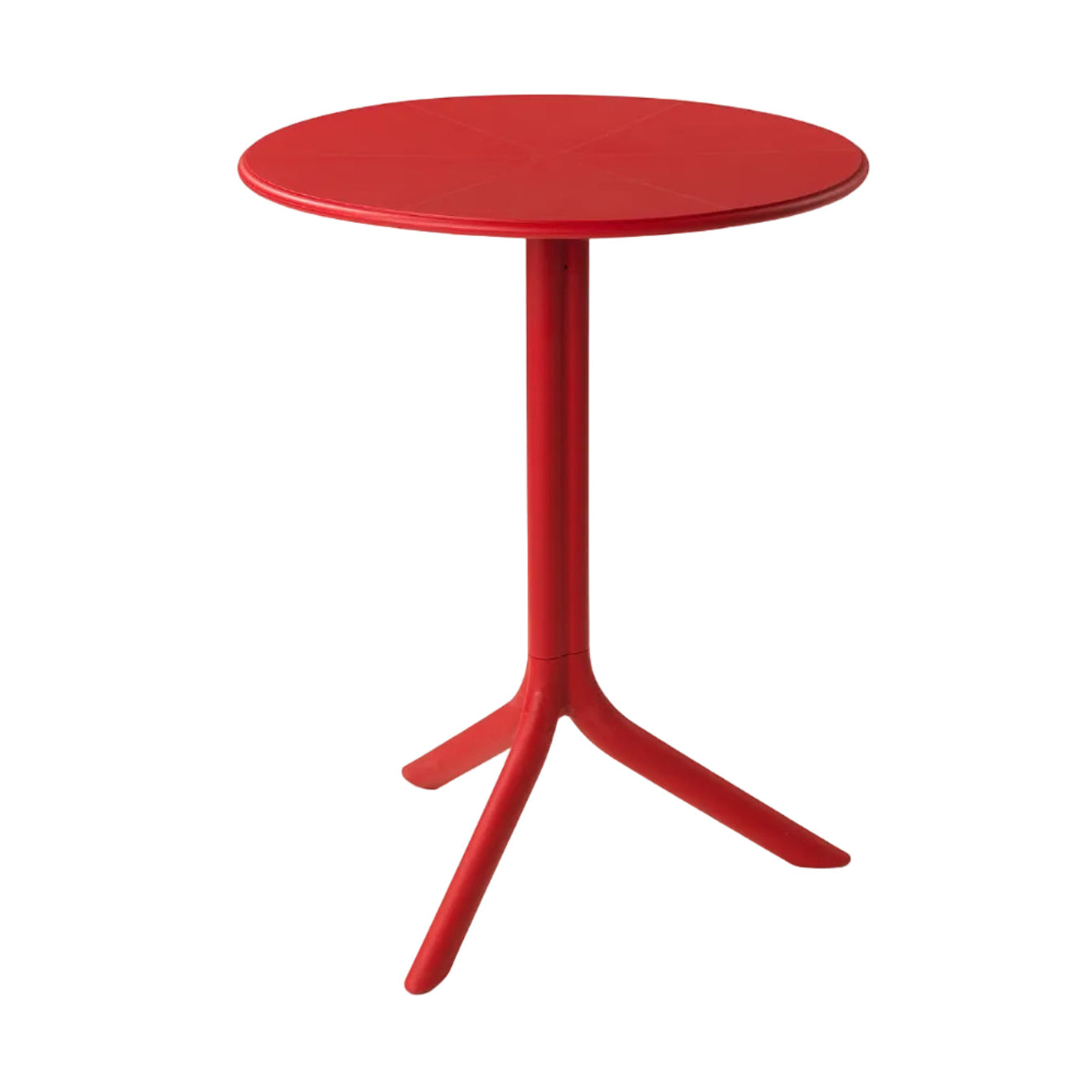 Ronde buiten tafel met hoogteverstelling SPRITZ rood