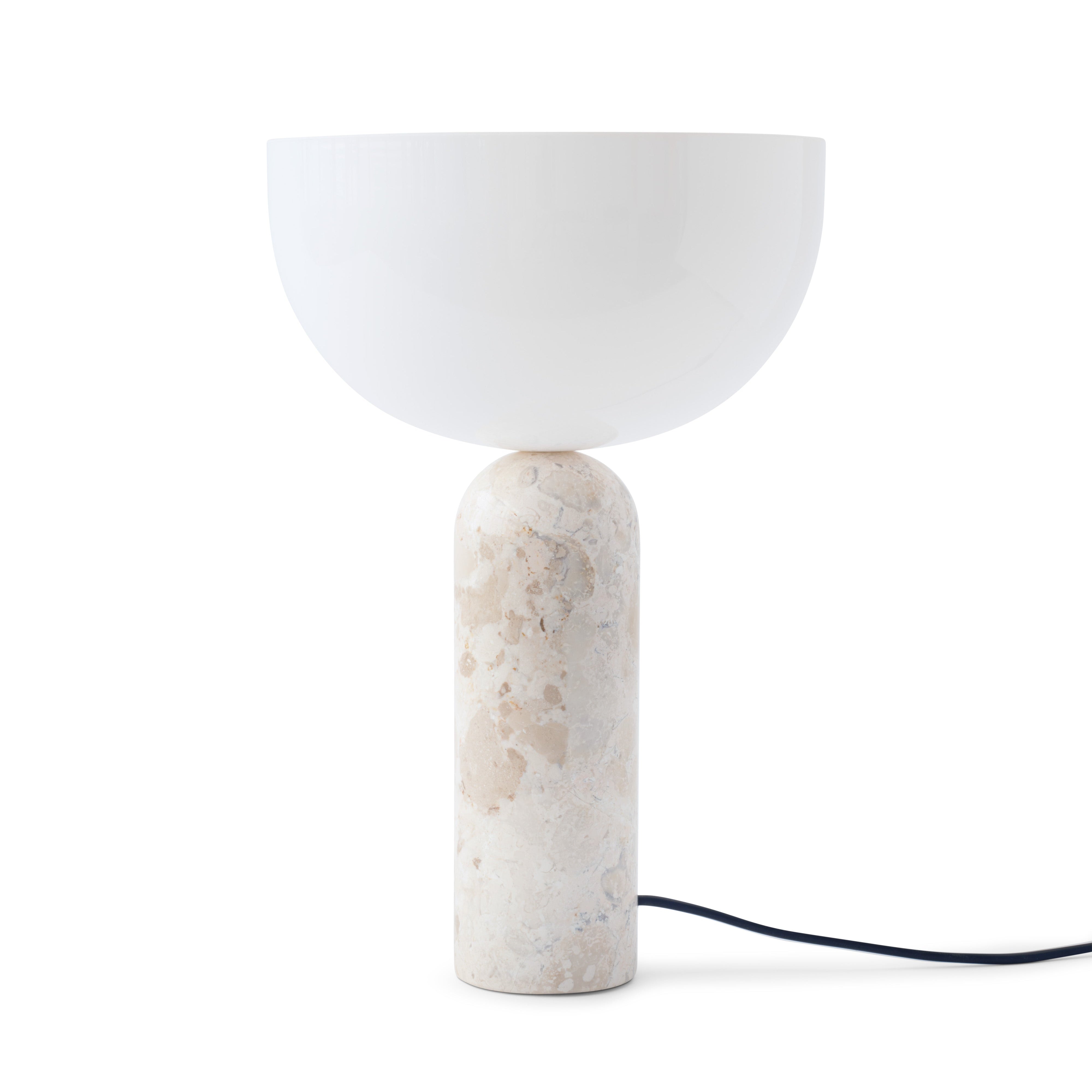 KIZU Table Lamp Cream Marble