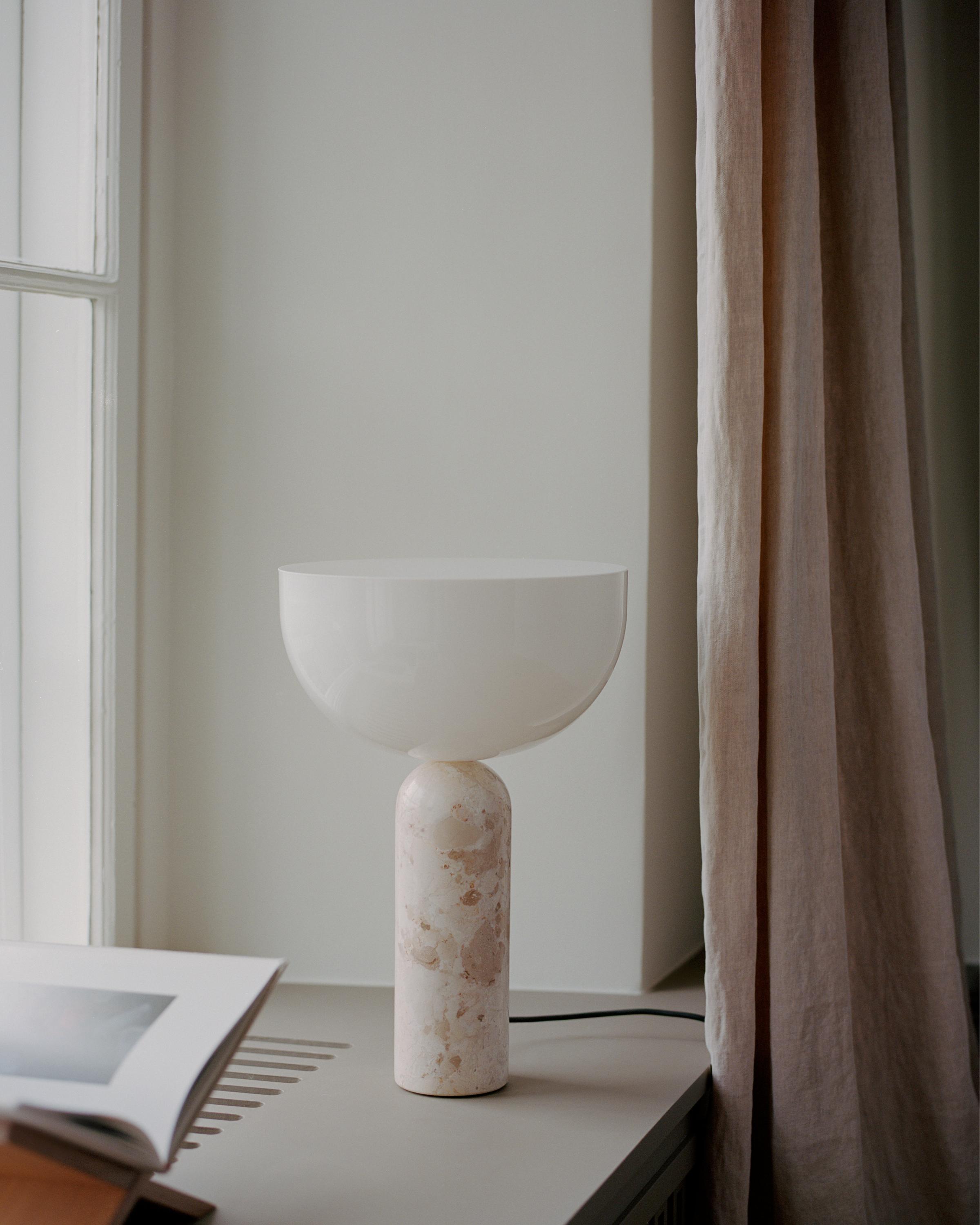 KIZU Table Lamp Cream Marble