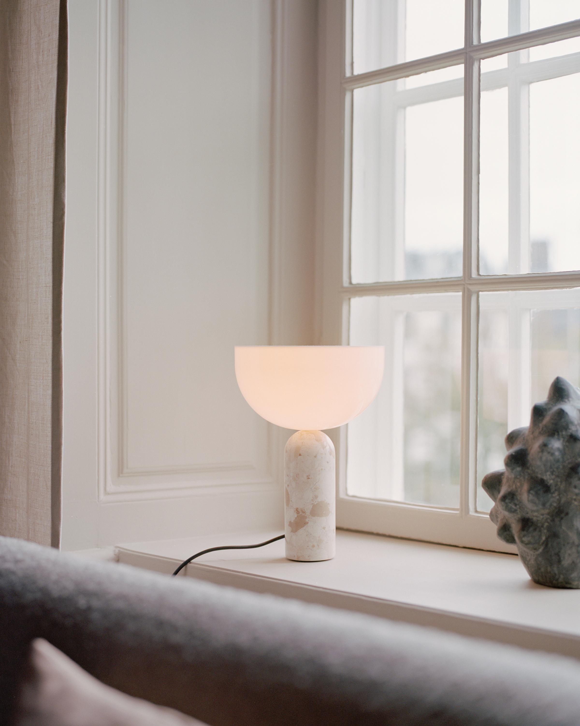 KIZU Table Lamp Cream Marble