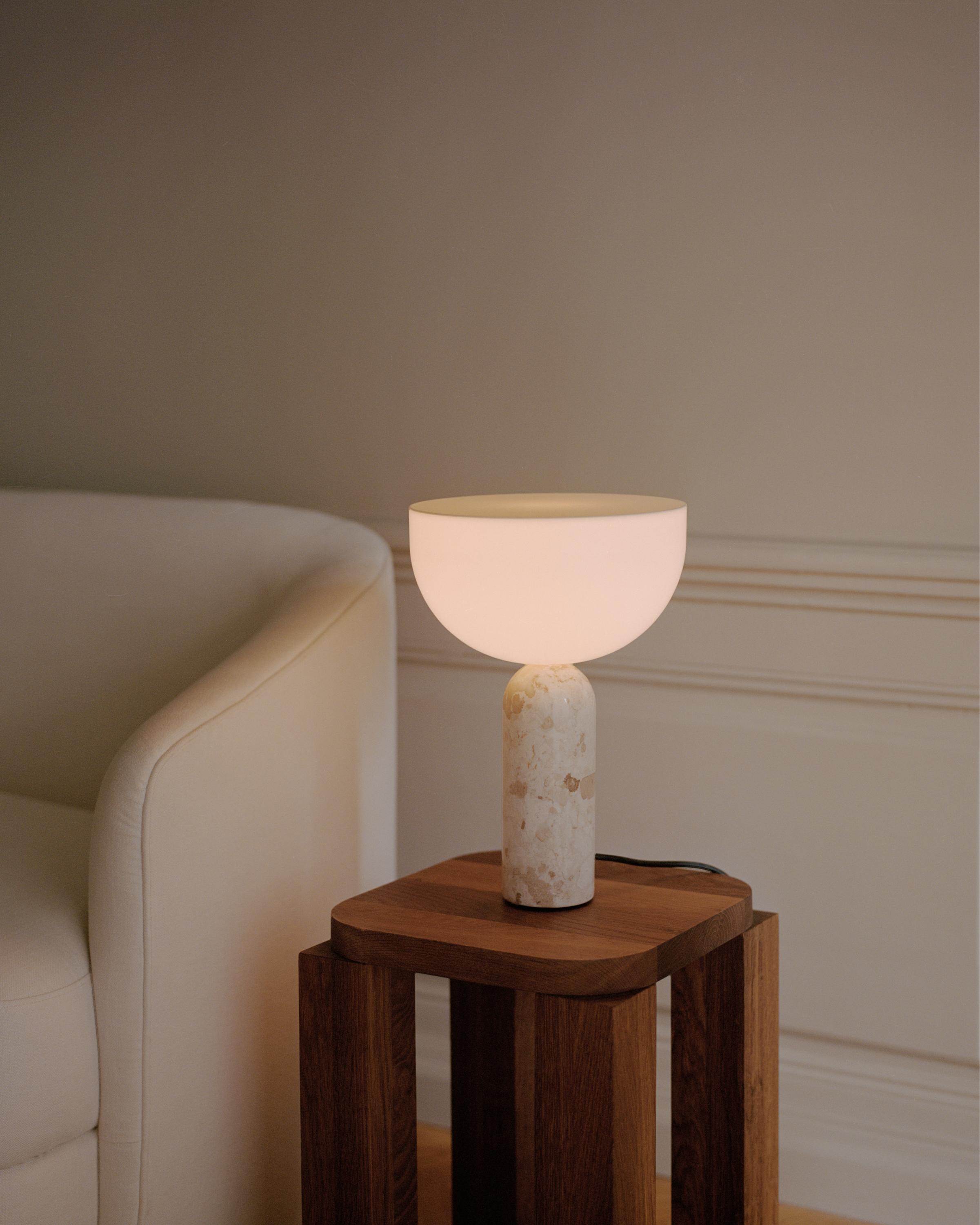 KIZU Table Lamp Cream Marble