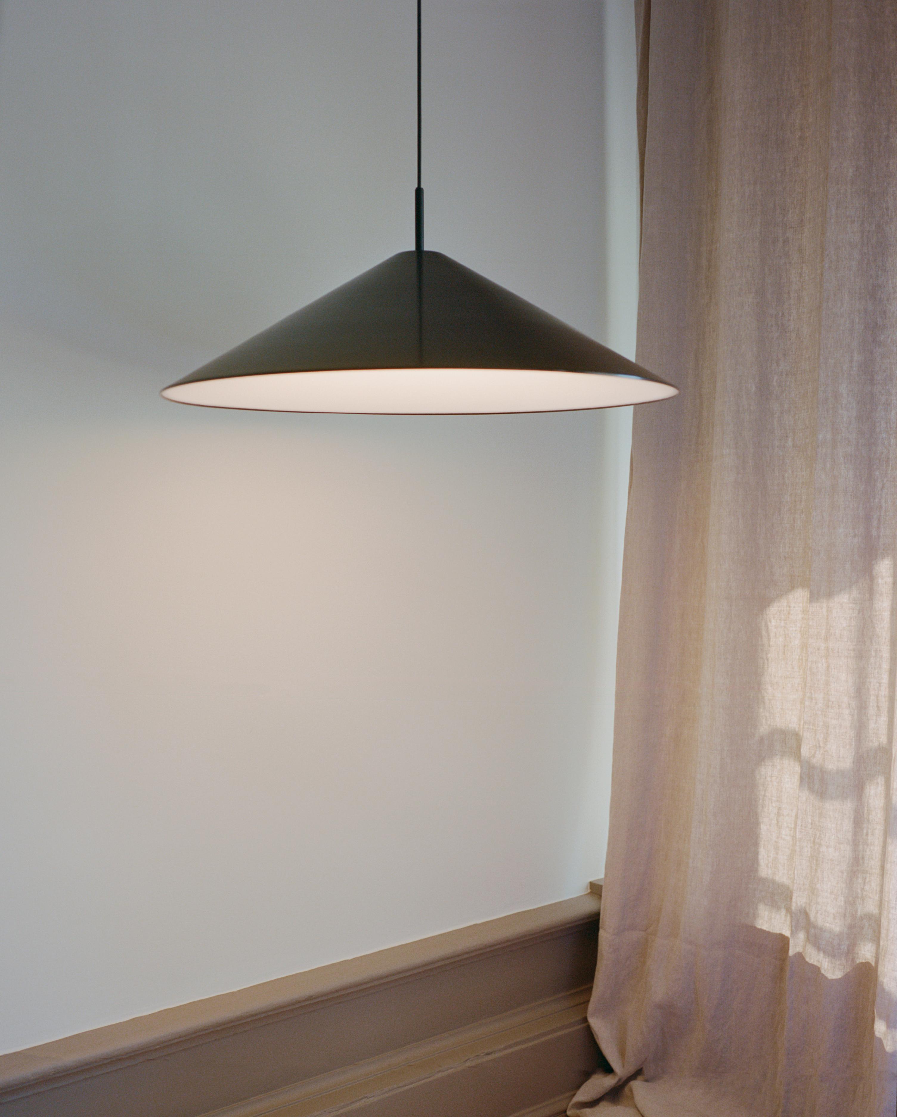 Schwarze Brolly Hanging Lampe