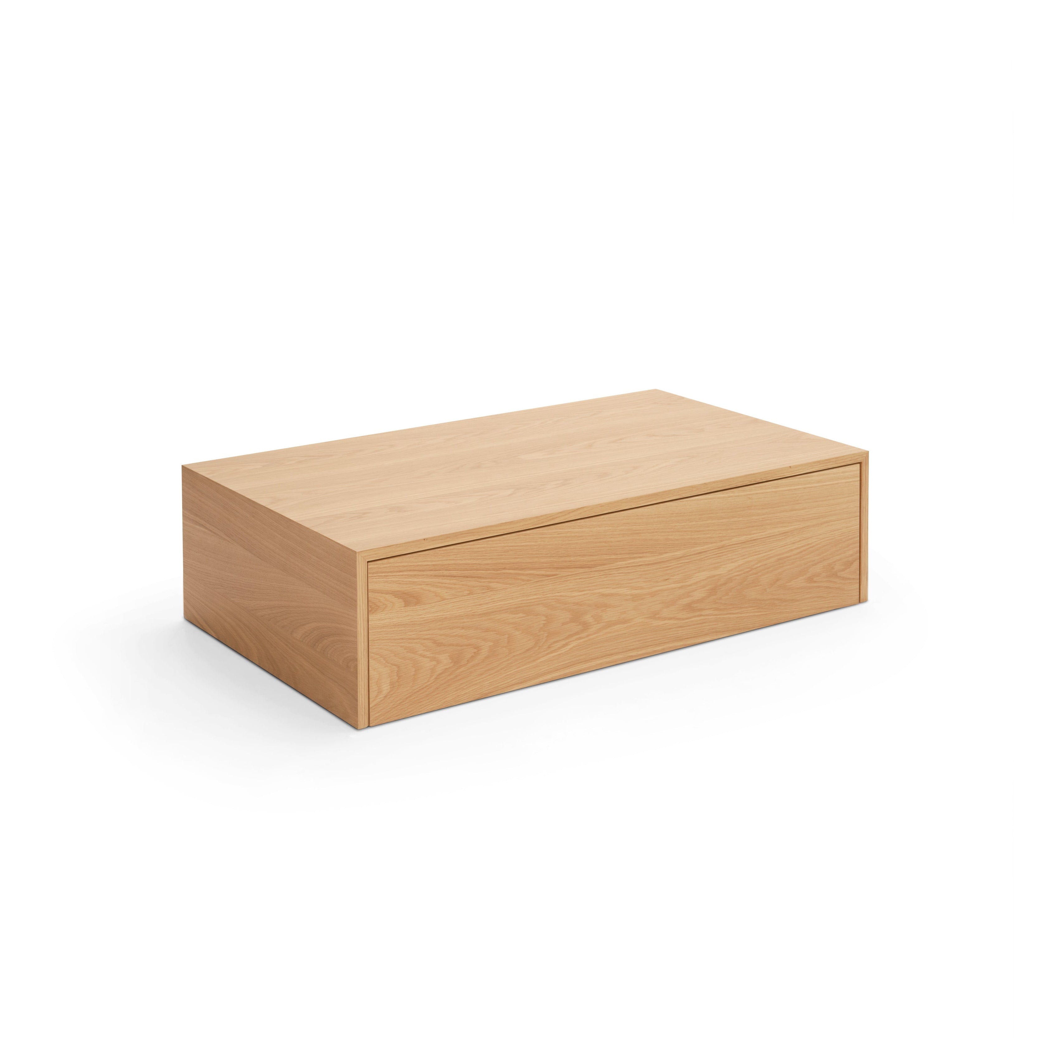 Coffee table with a drawer Mass Veneer oak