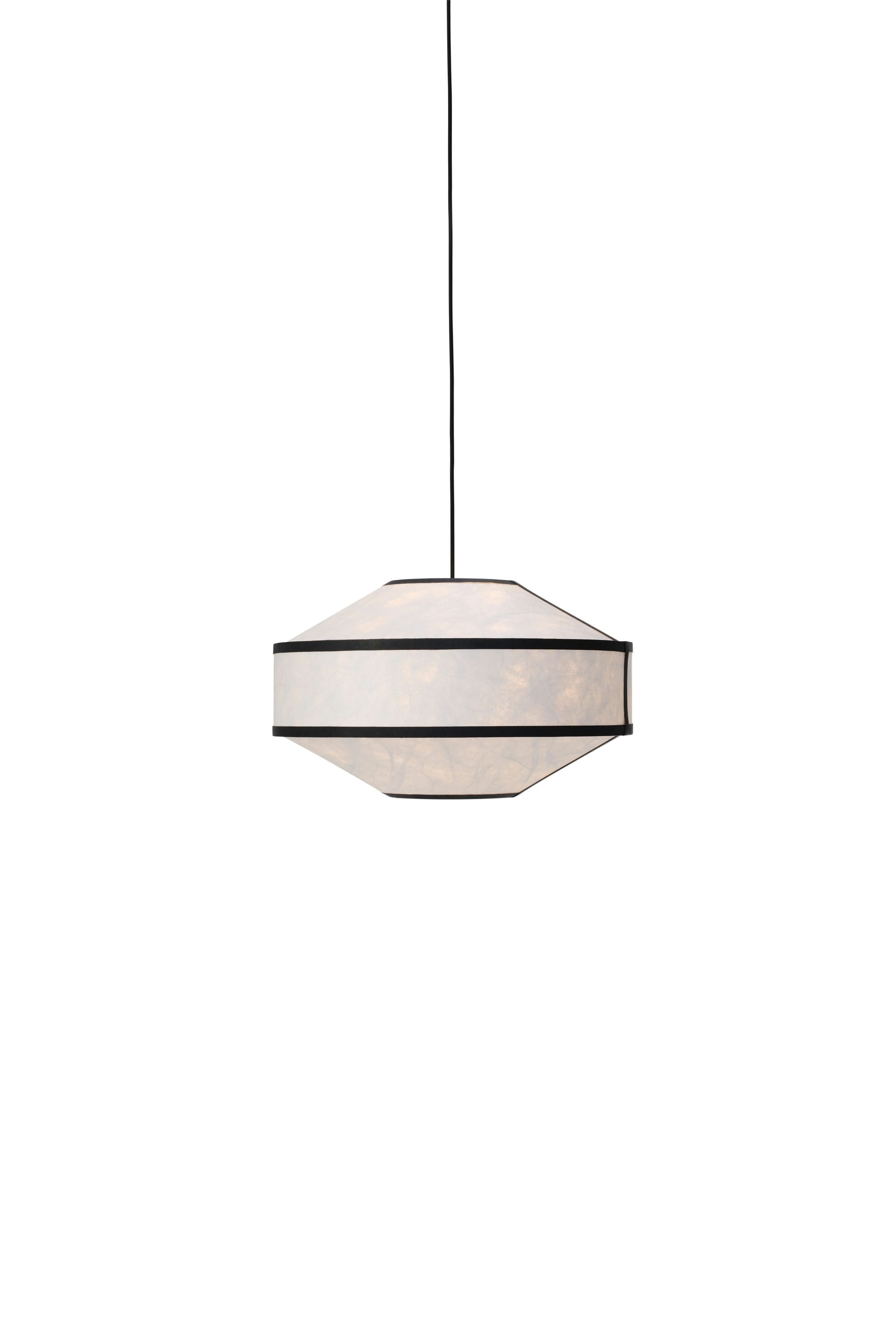 Hanglamp KITE wit met zwart