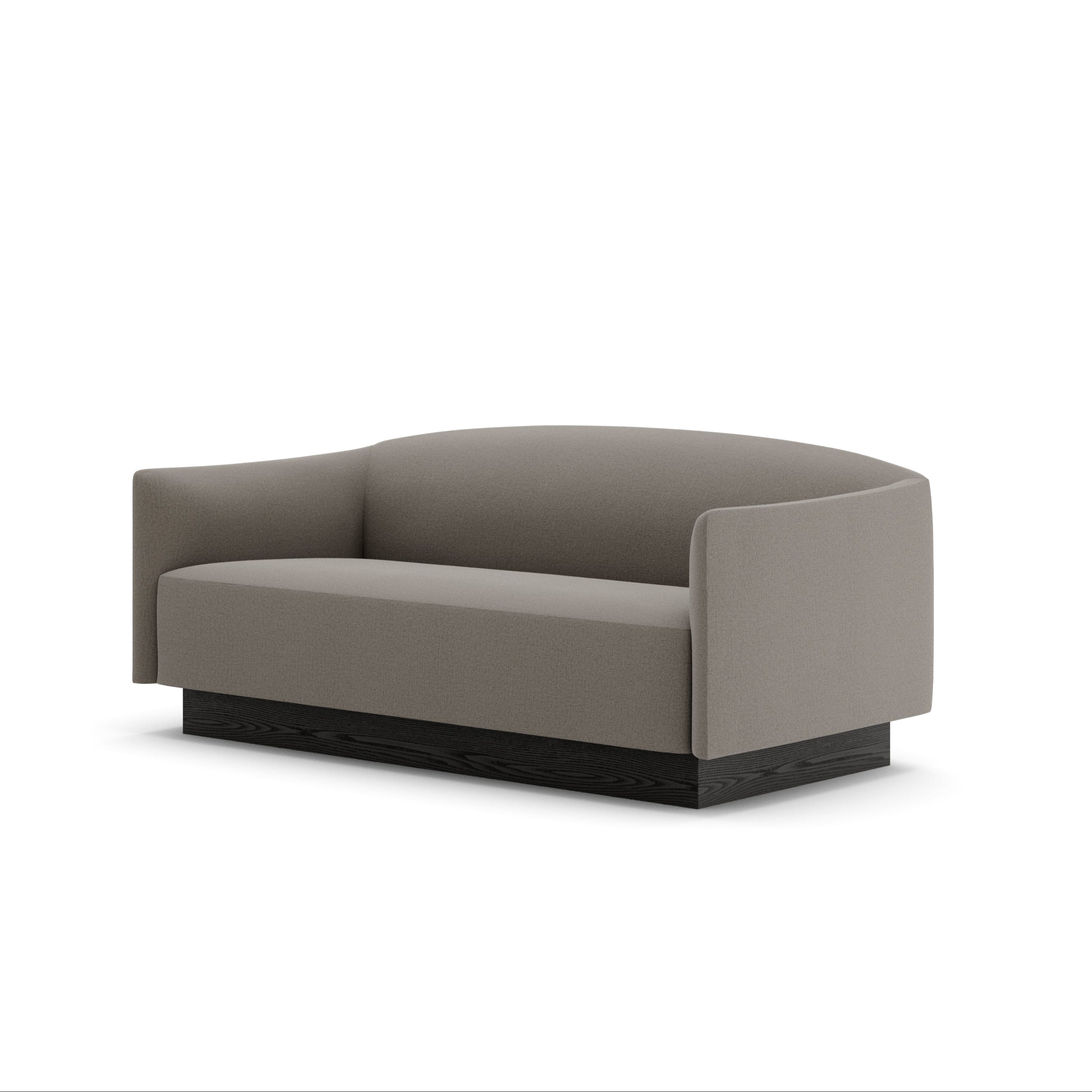 Sofa 2-zits SHORE PLINTH gestoffeerd