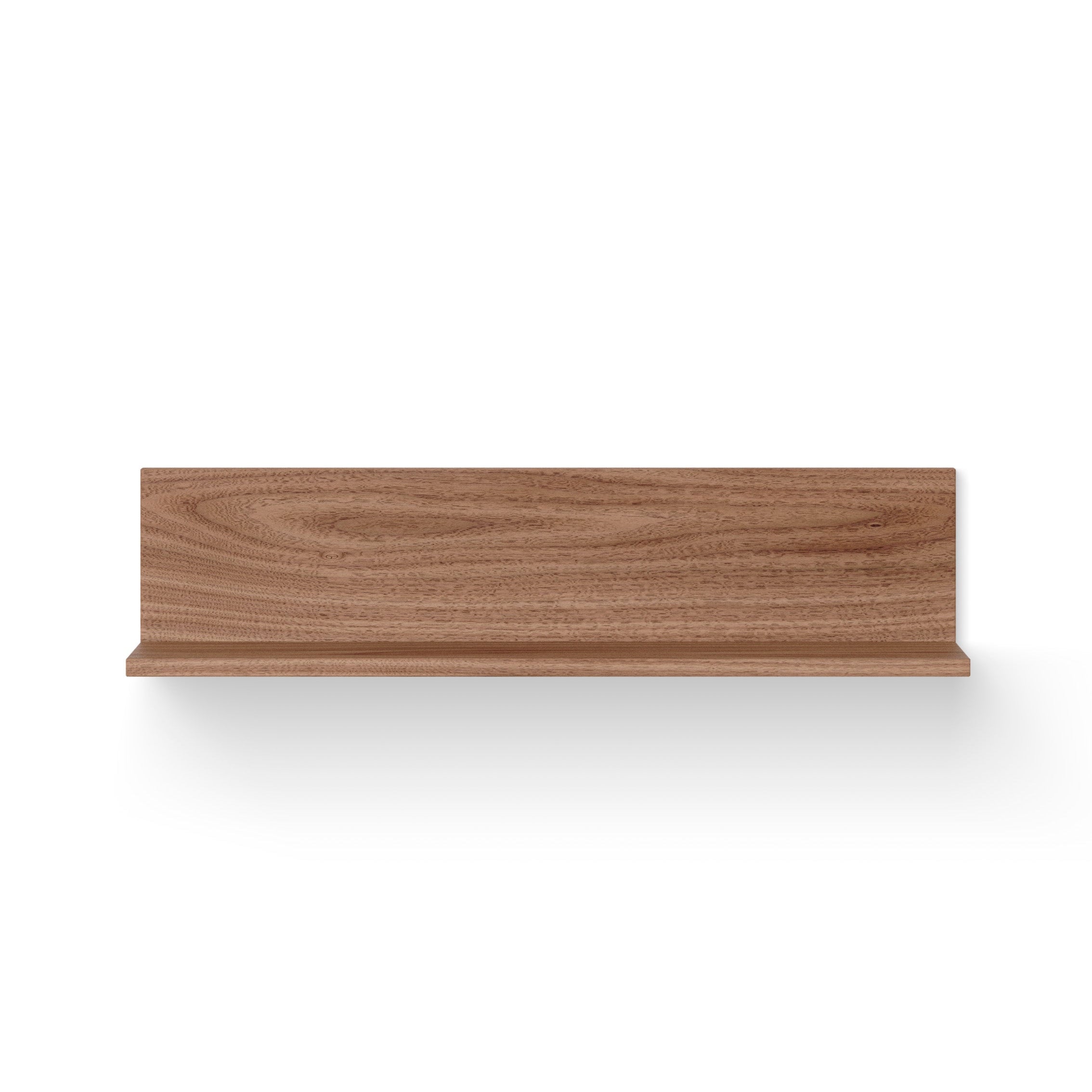Tana nut veneer wall shelf