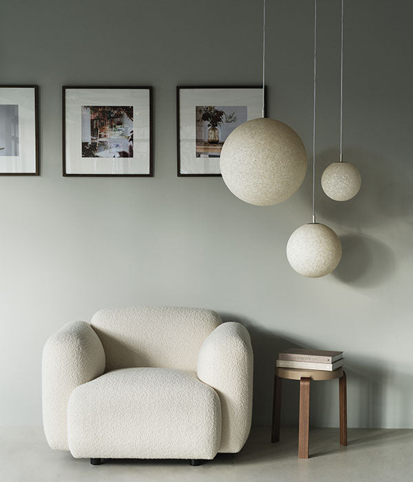 Weiße Hängelampe PIX