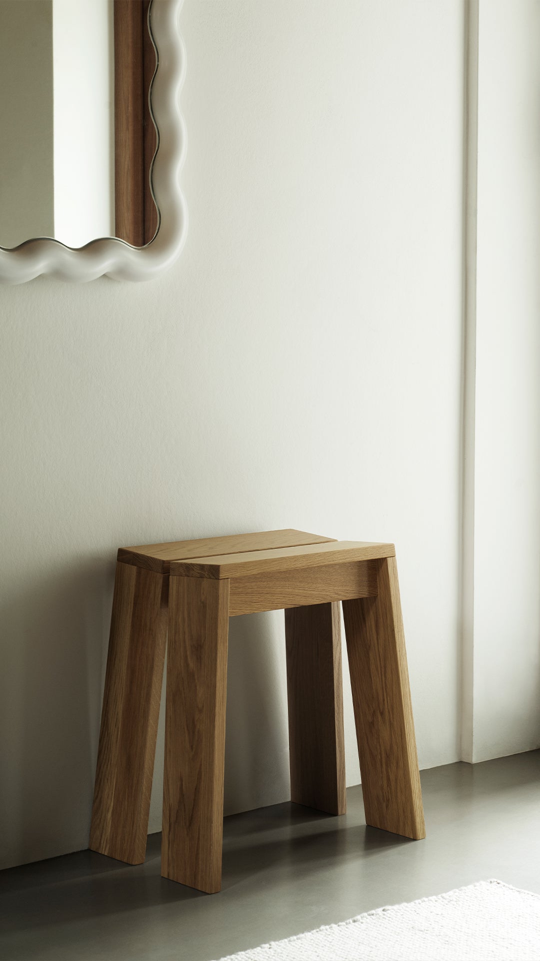 SHIDE STOOL NATURAL OPE