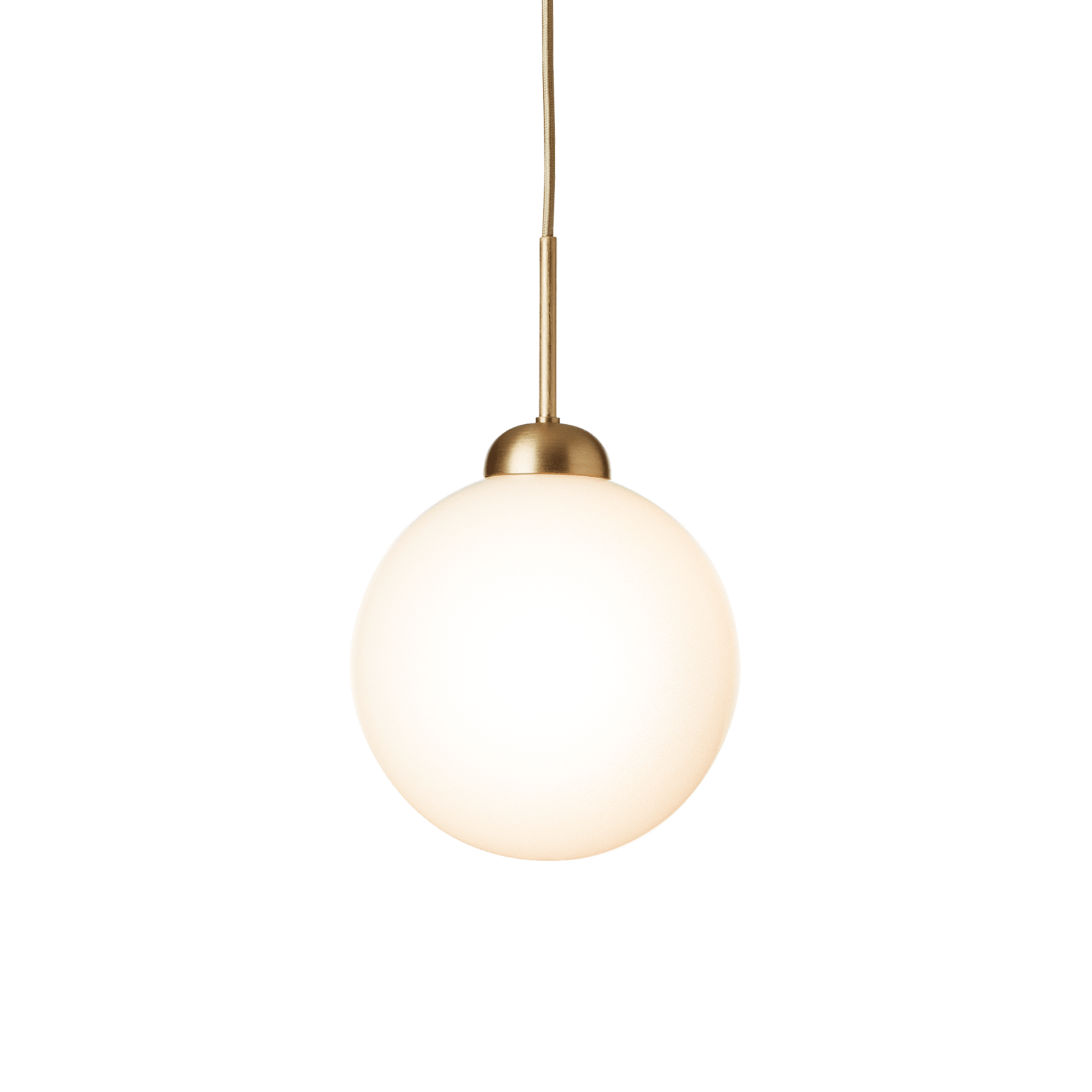 Hanglamp APIALES messing met opaalglas [Antonina] [Amelia spr]