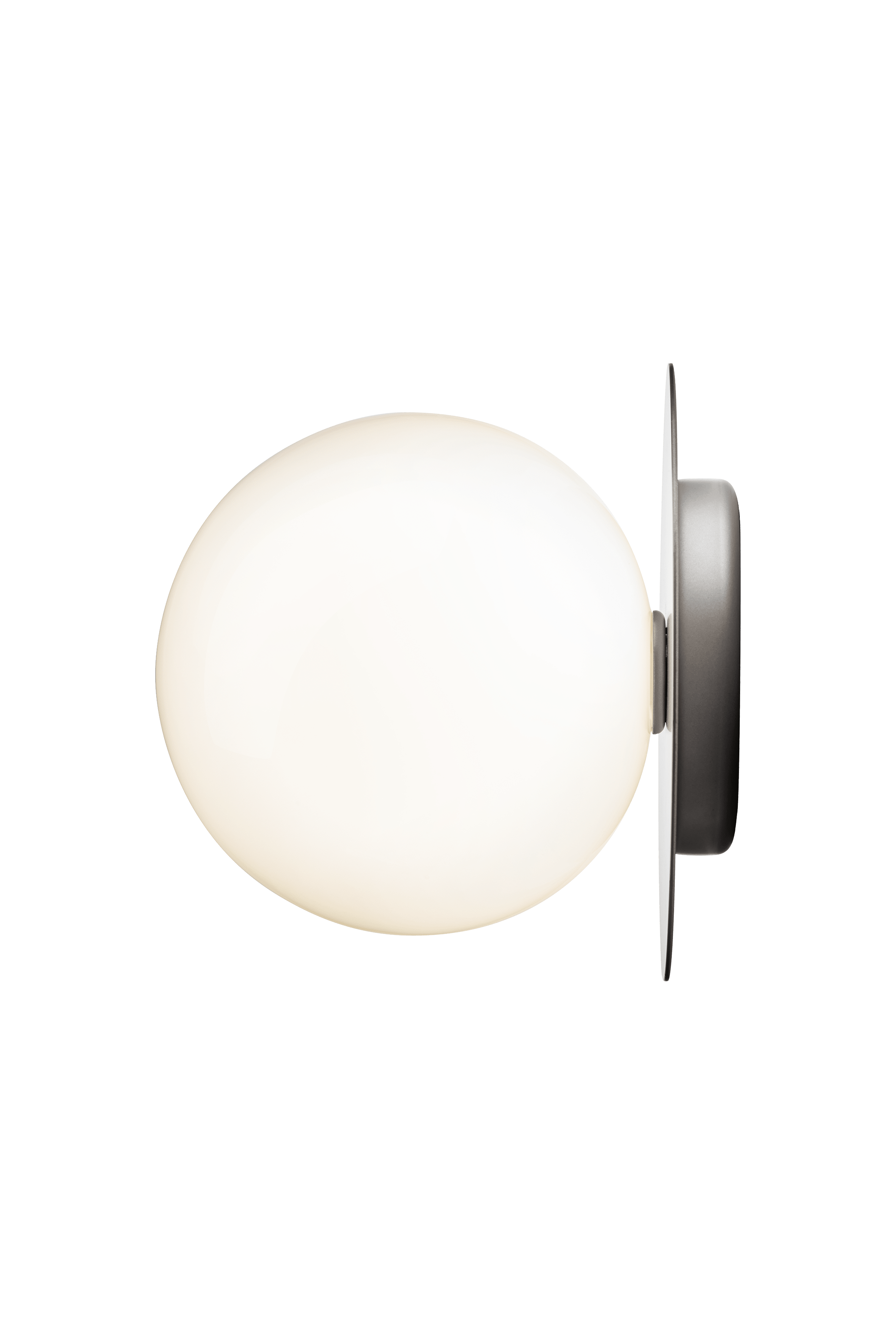 Inbouw wandlamp LIILA zilver met opaalglas