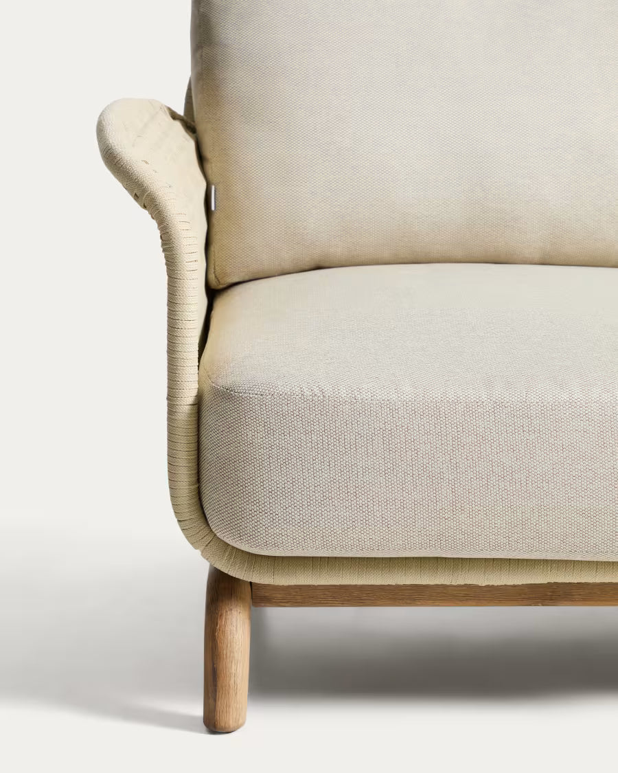 Tweedelige tuinbank ALIPA beige