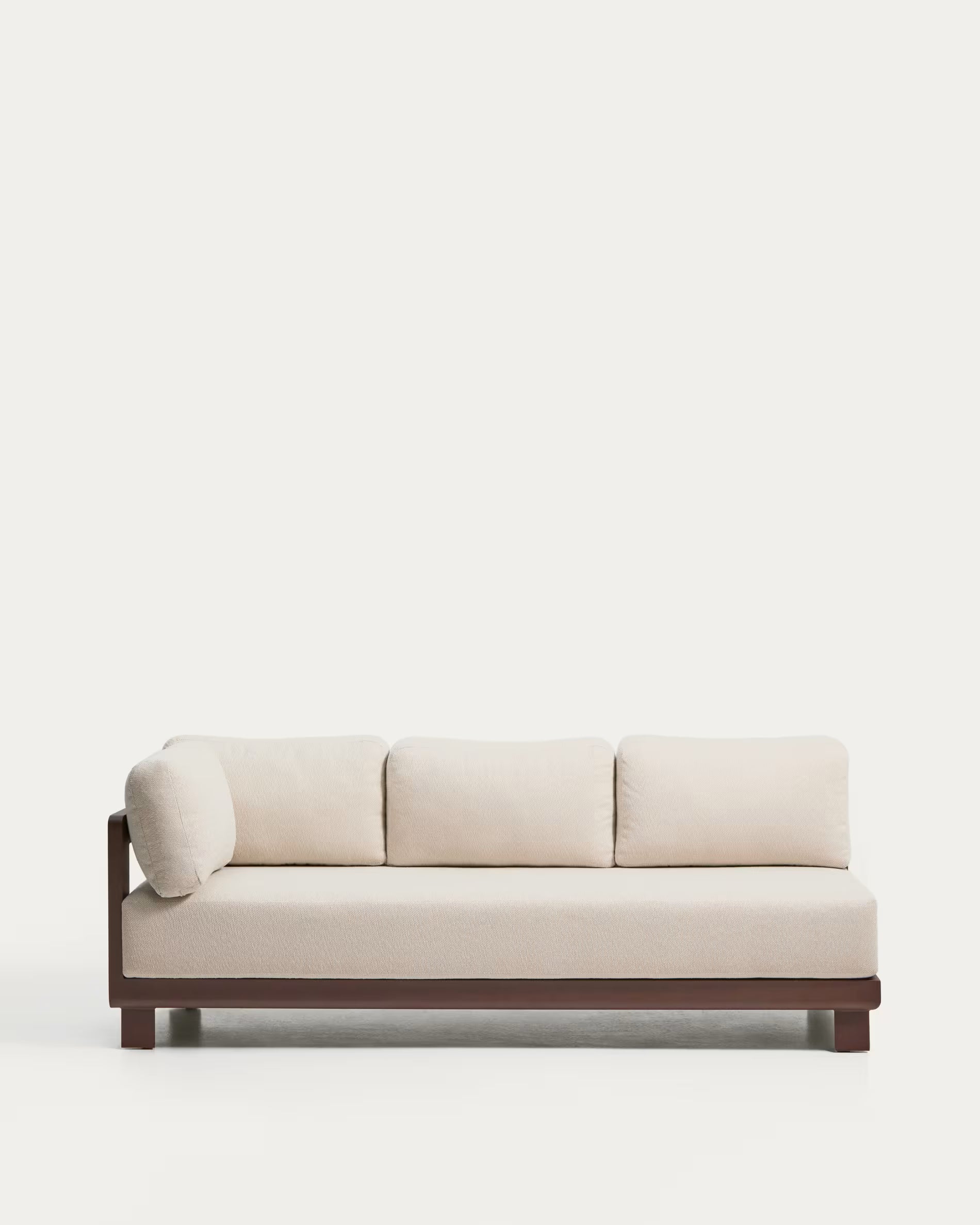 3-Seater Outdoor Sofa NERANO Brown [Ewelina] [Amelia spr]