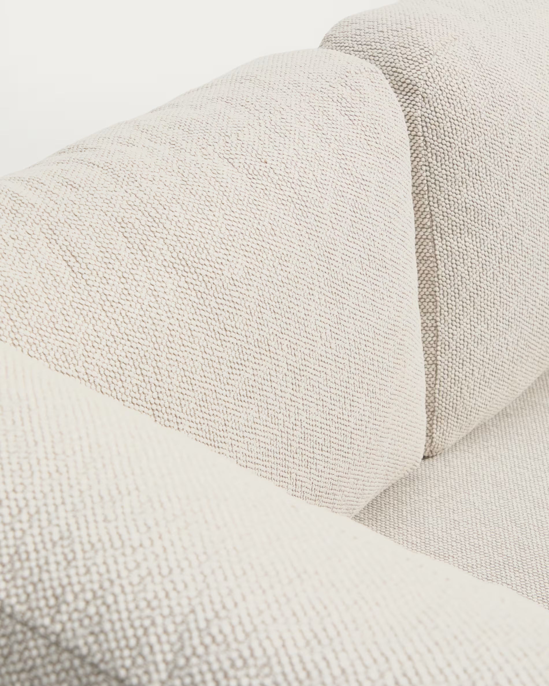Tuinbank 3-zits NERANO lichtbeige met grijsbeige basis