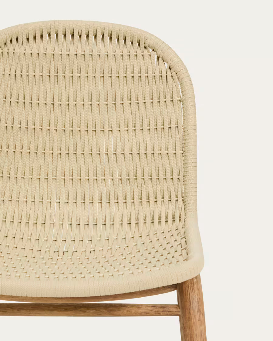 Tuinset SORI acaciahout met beige afwerking