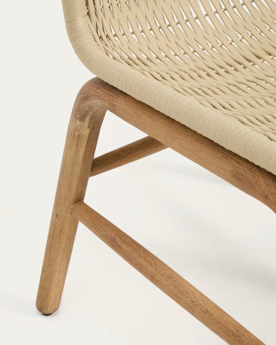Tuinset SORI acaciahout met beige afwerking
