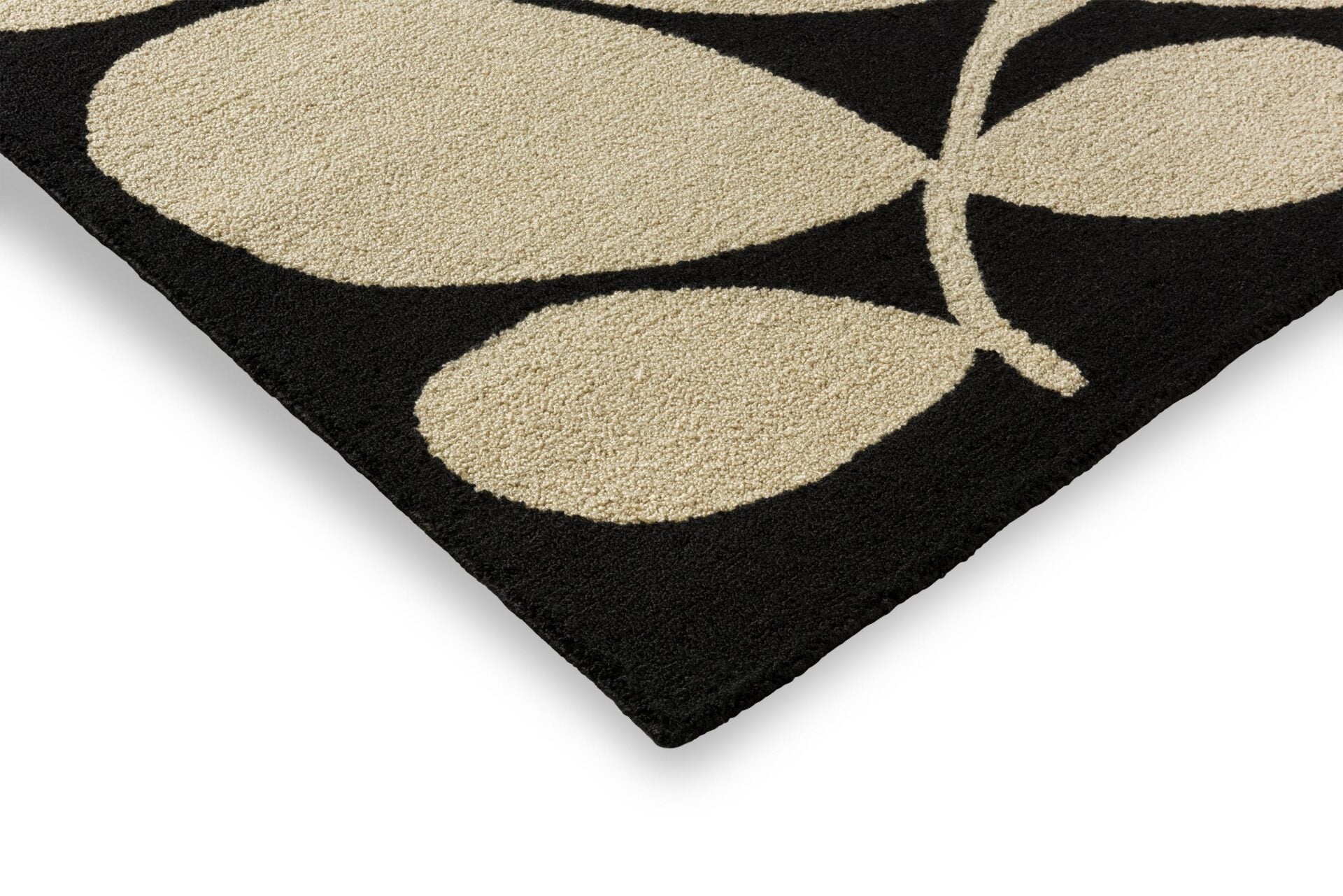 SYCAMORE outdoor rug black with beige