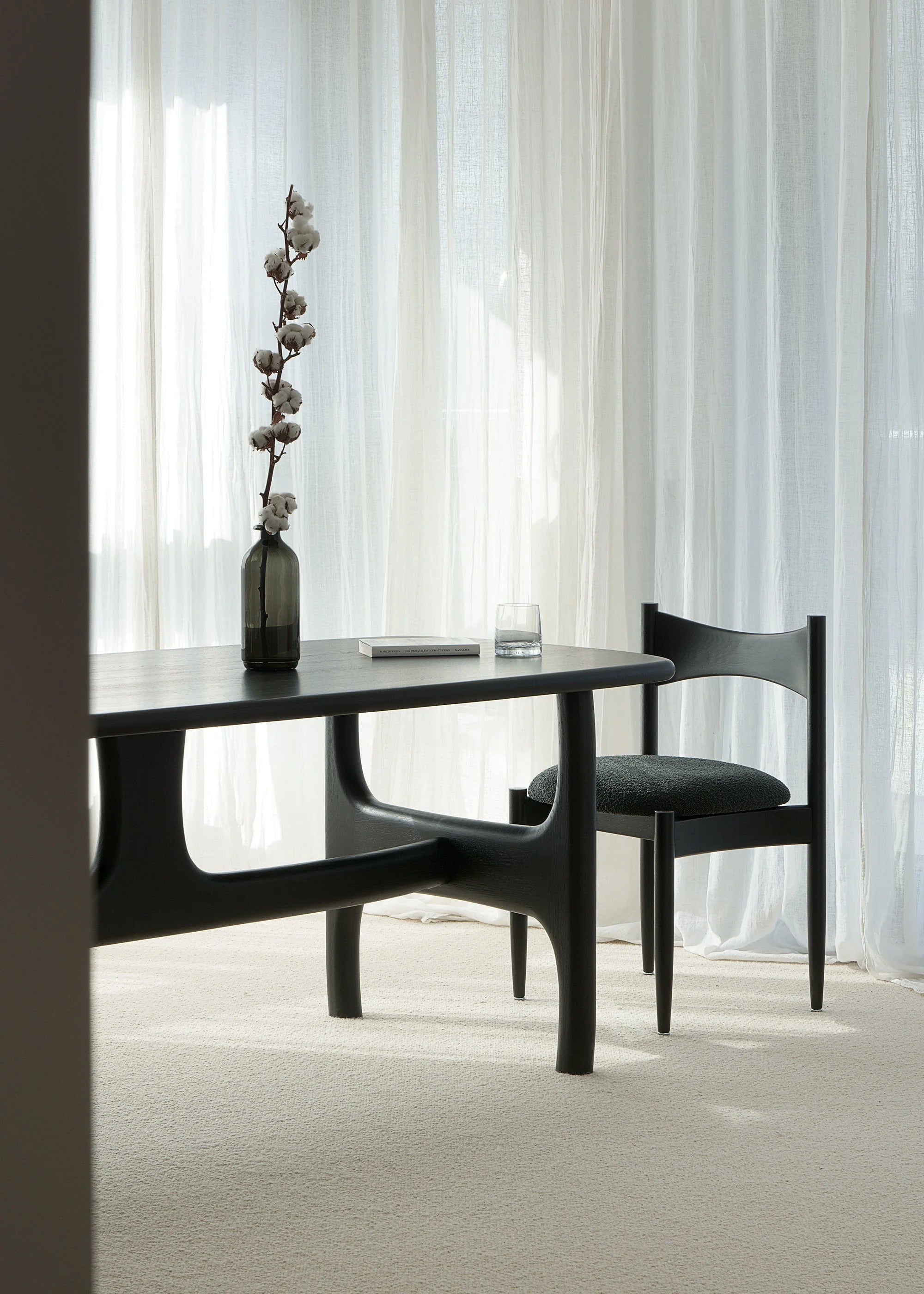 OLFO Table Black Oak Wood