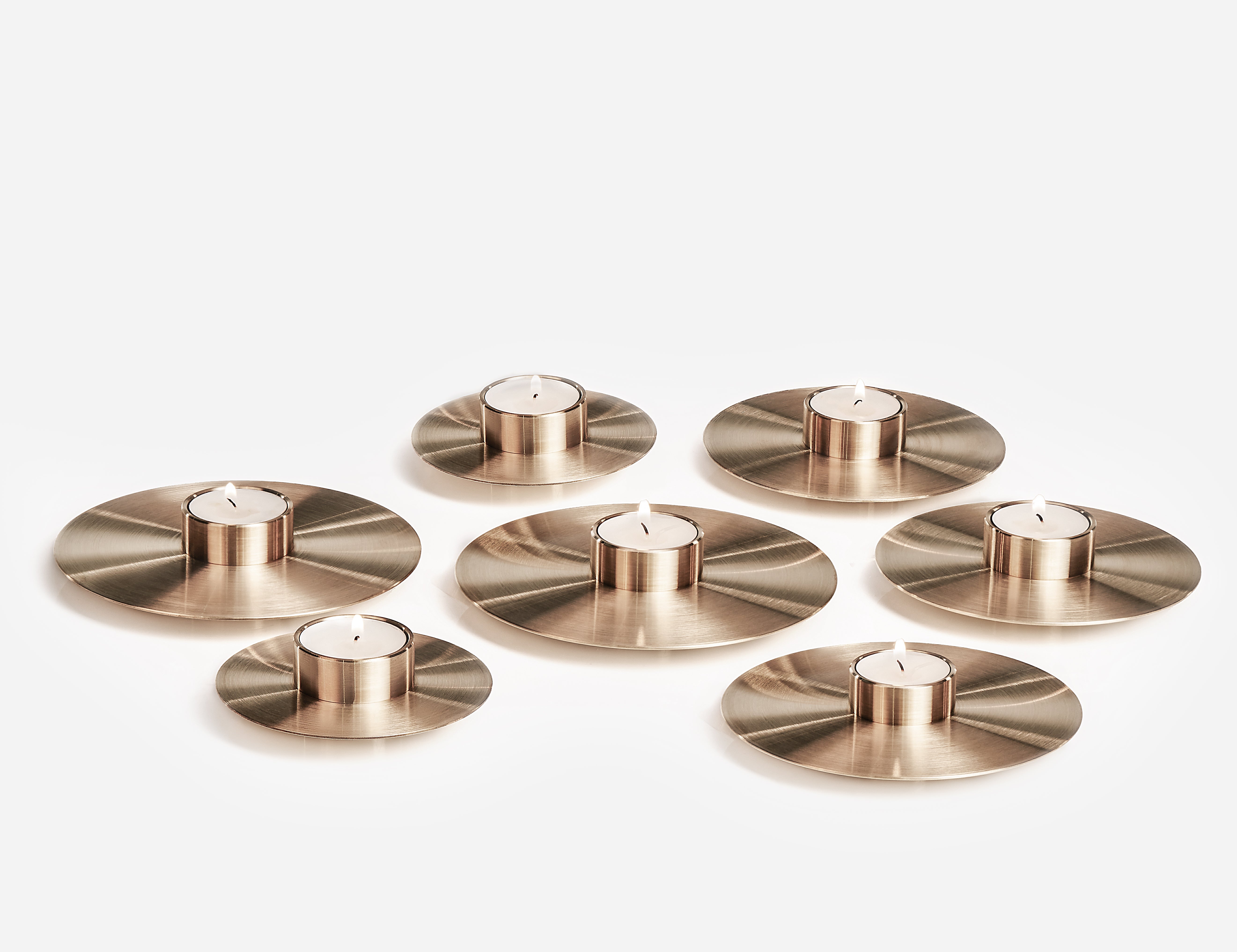 ORB kandelaars set messing