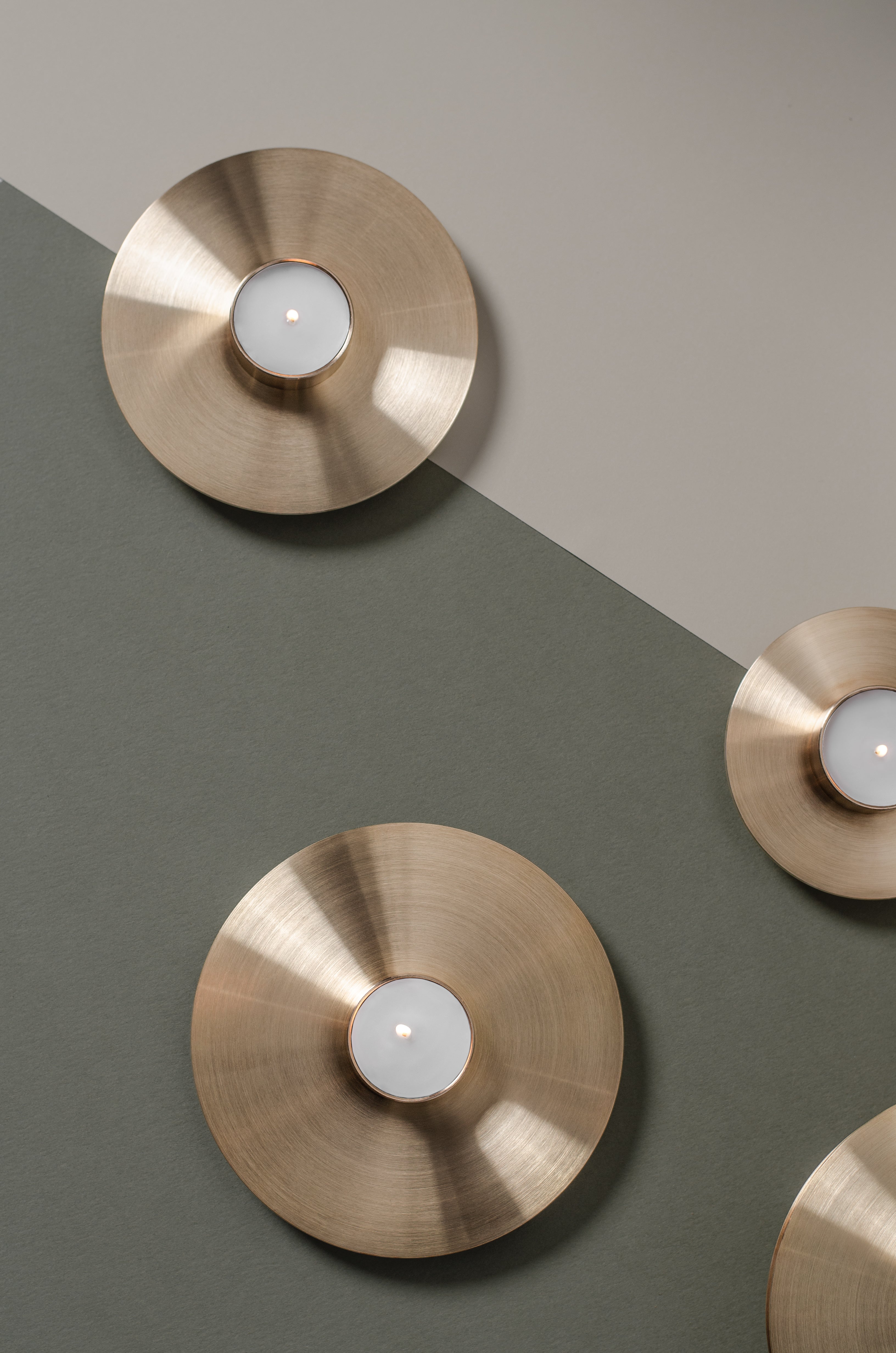 ORB kandelaars set messing