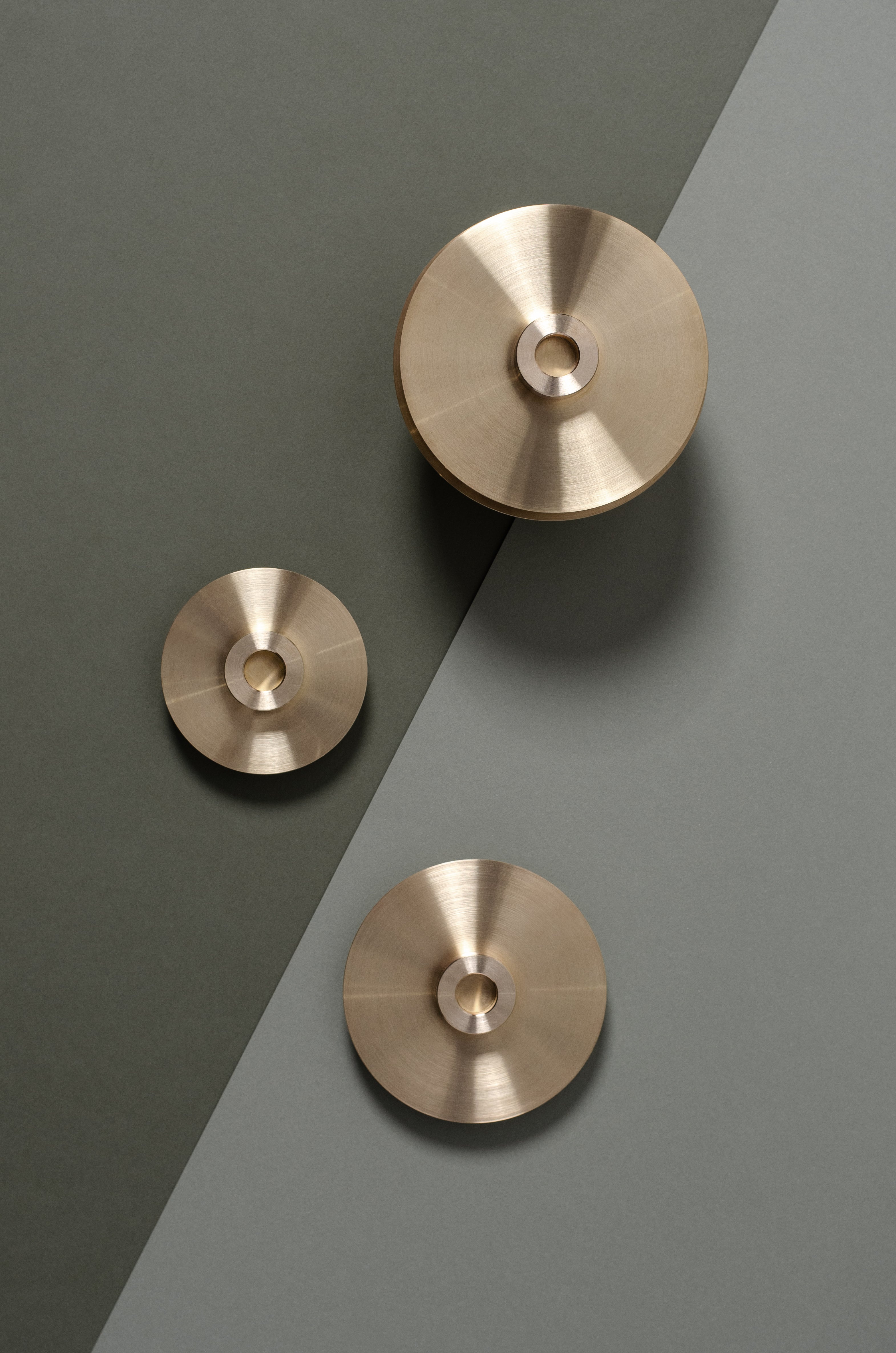 ORB kandelaars set messing