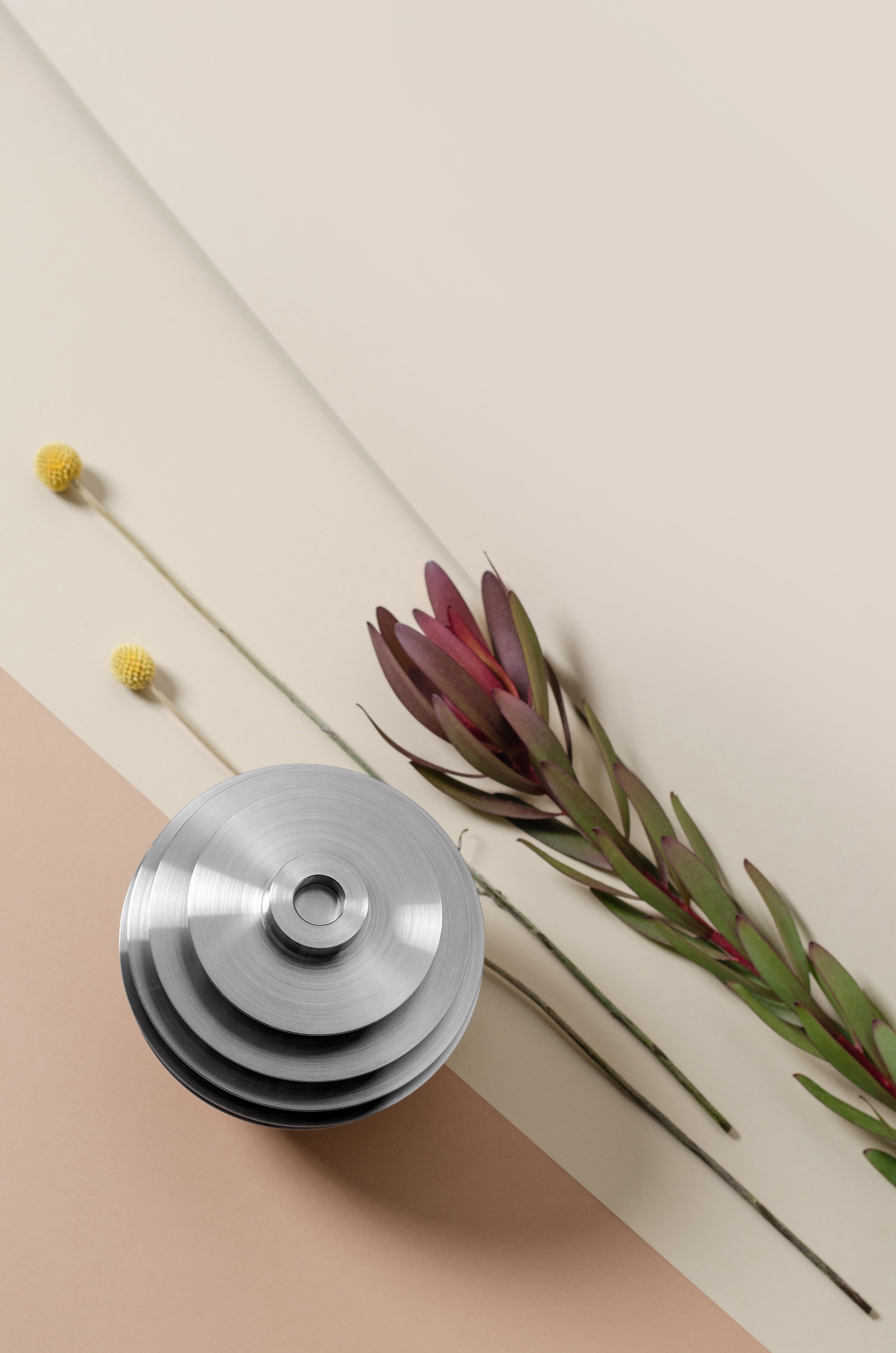 ORB Stahl Kerzenhalter Set