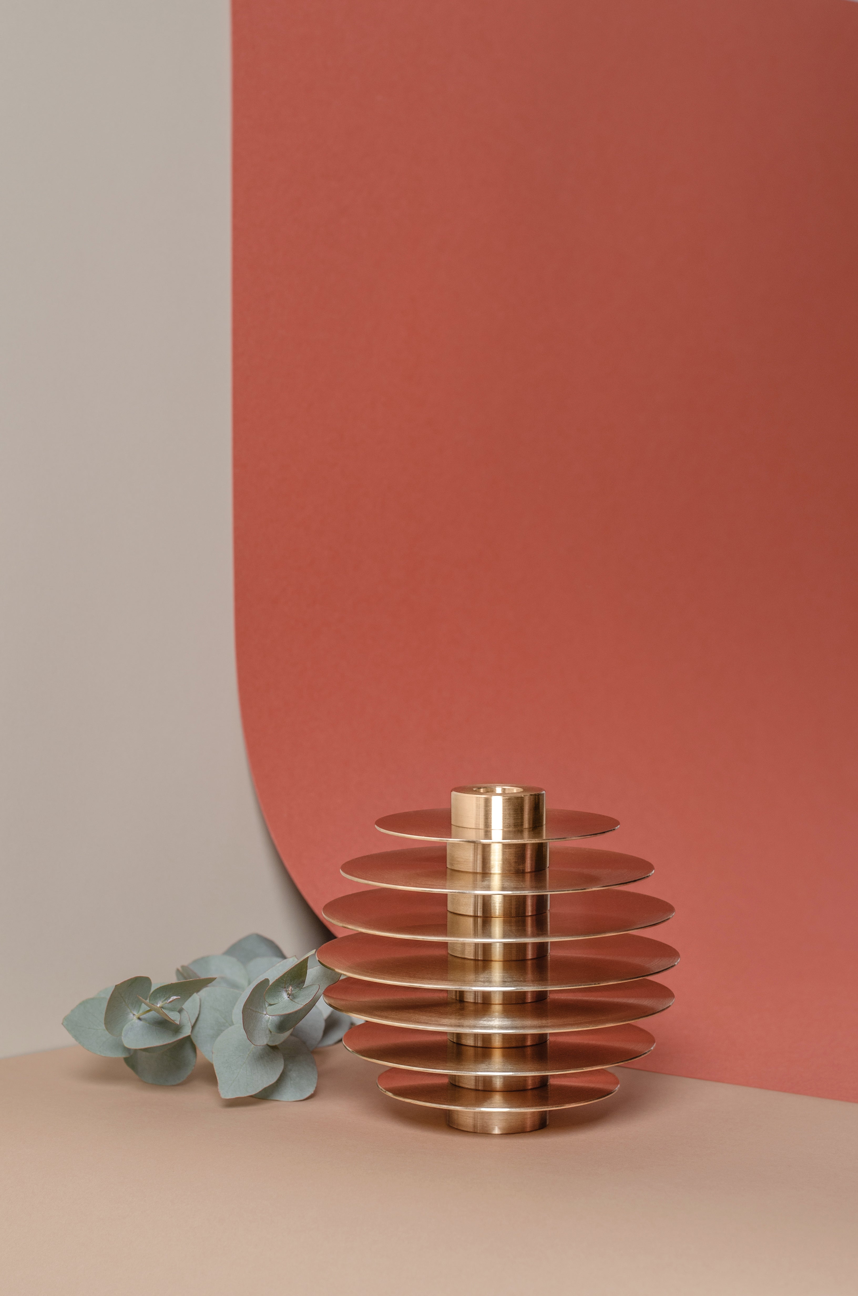 ORB kandelaars set messing