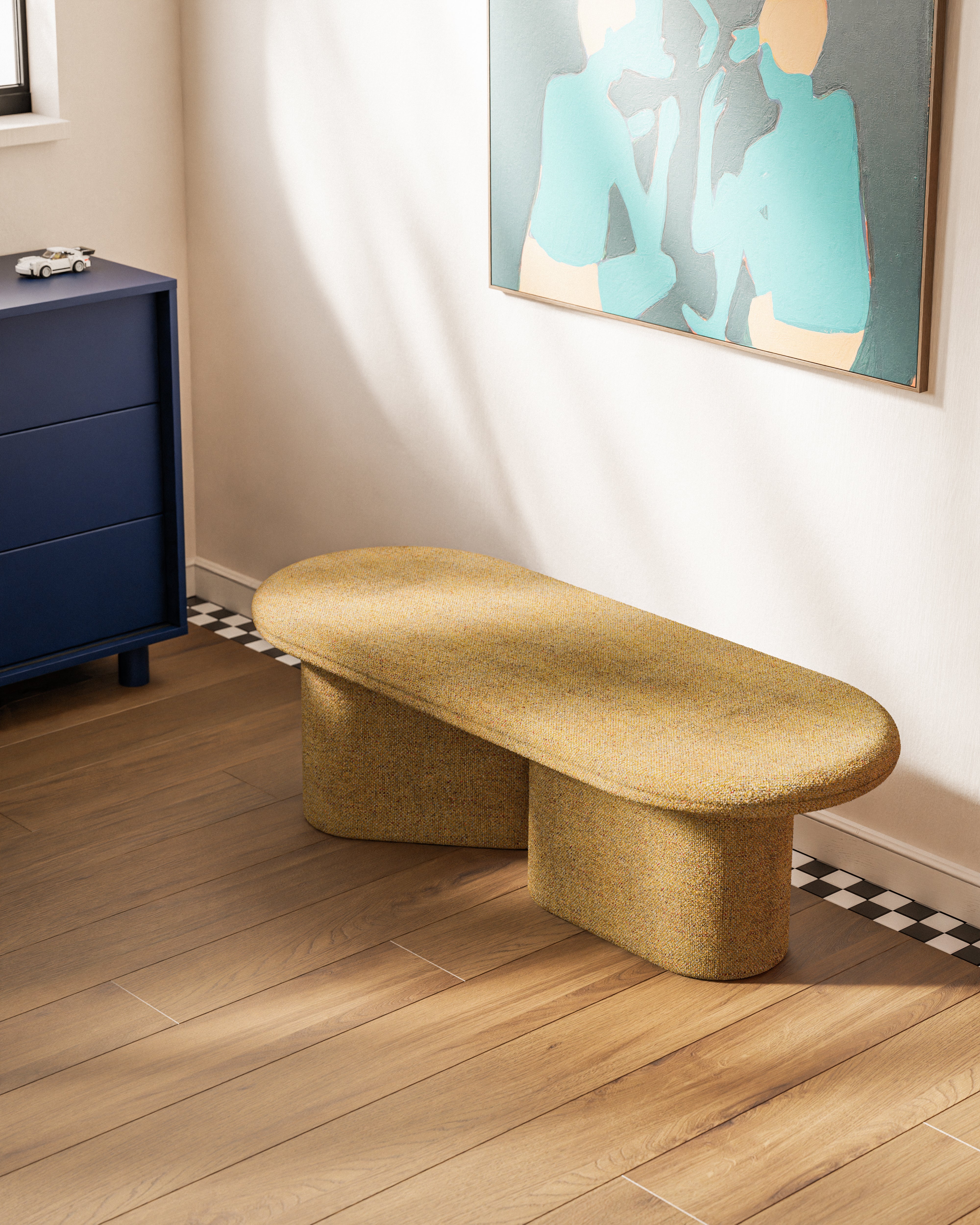 OVO bank herfst oranje