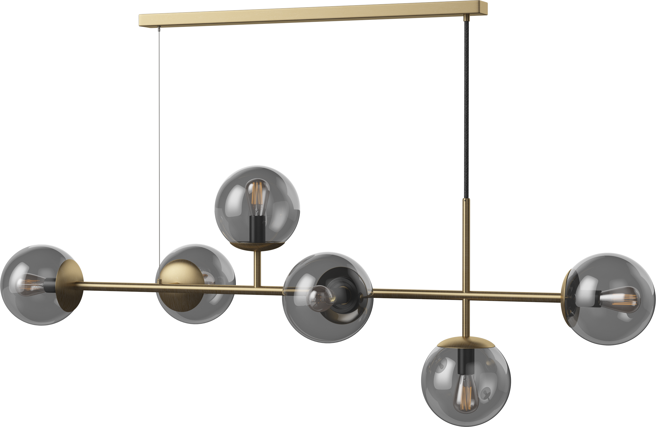 Kroonluchter ORB antiek messing