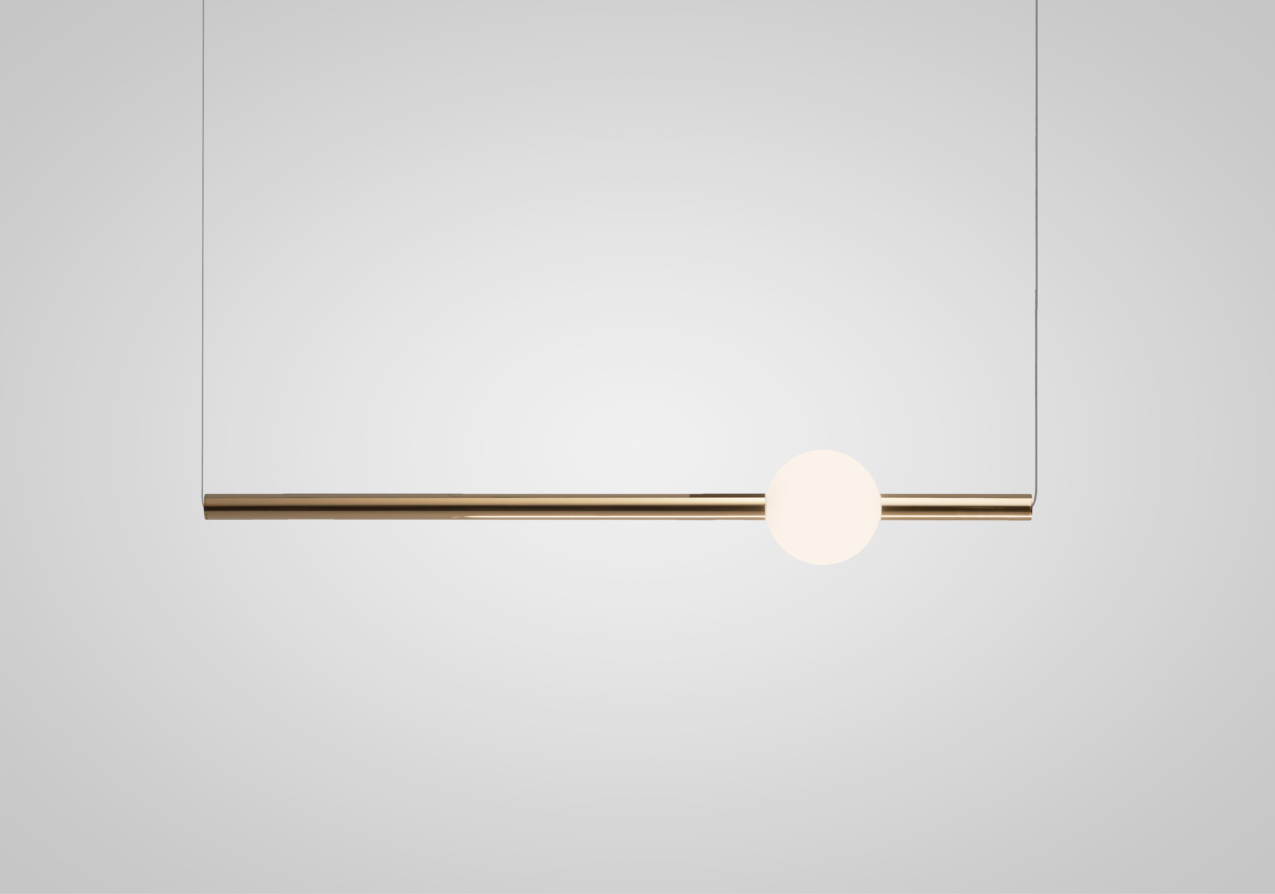 Hanglamp ORION GLOBE gepolijst goud