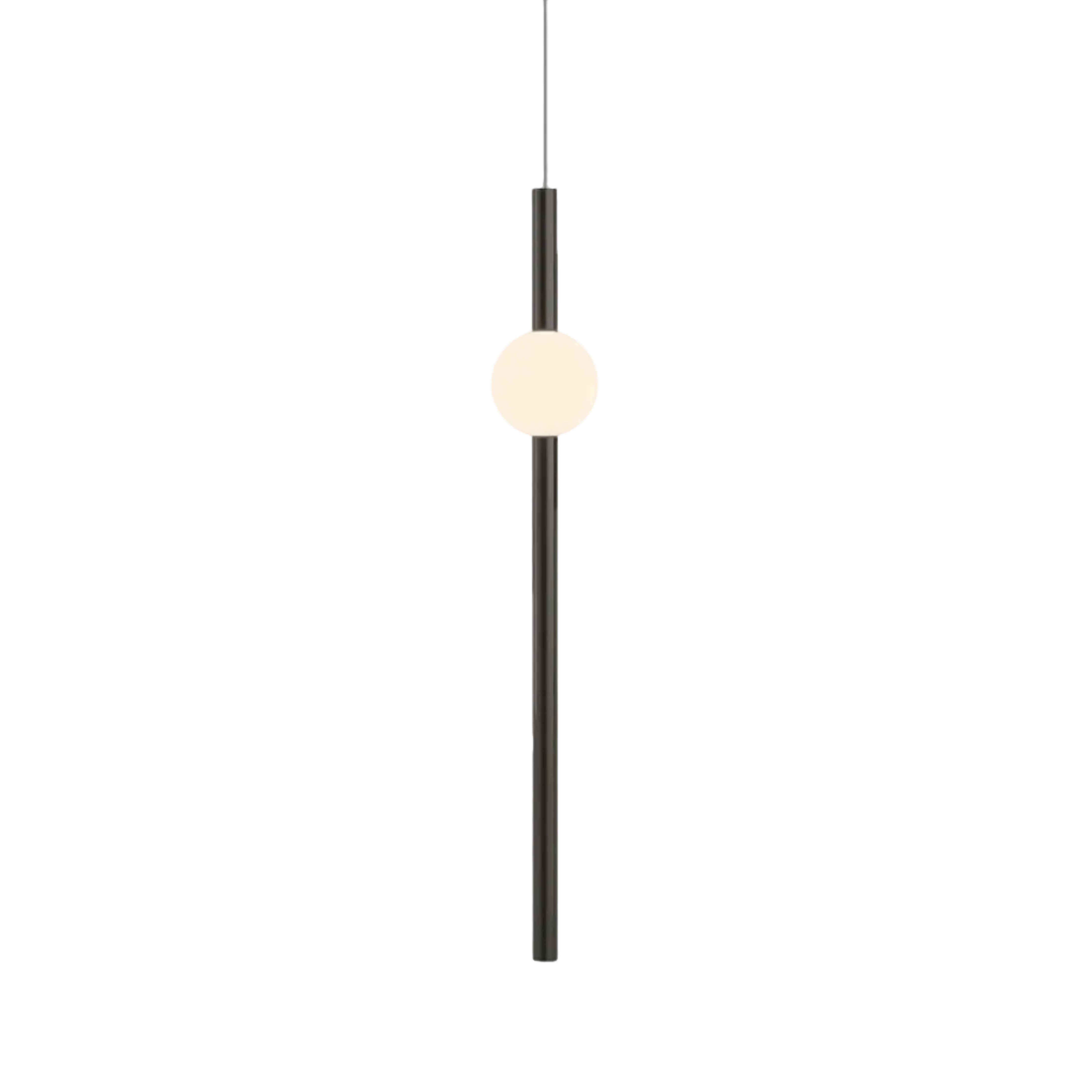 Hanglamp ORION GLOBE gepolijst gunmetal