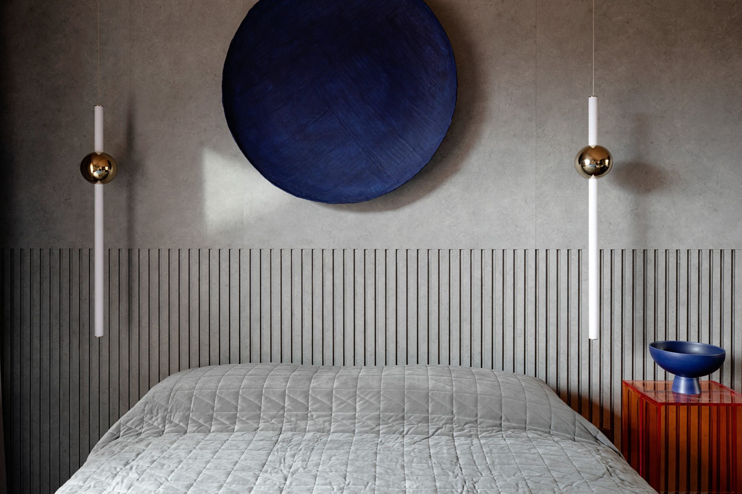 Hanglamp ORION GLOBE gepolijst goud