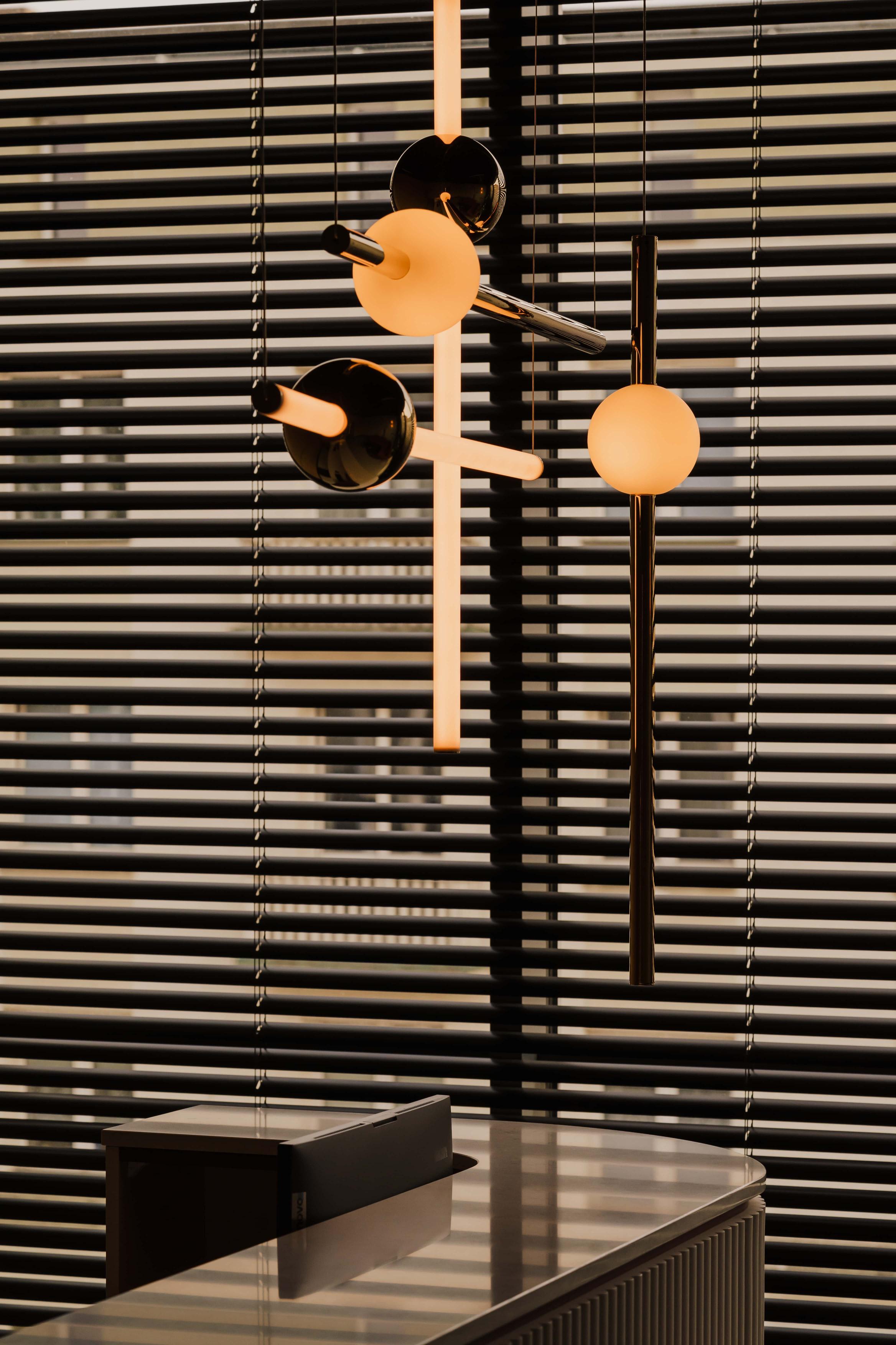 Hanglamp ORION GLOBE gepolijst goud