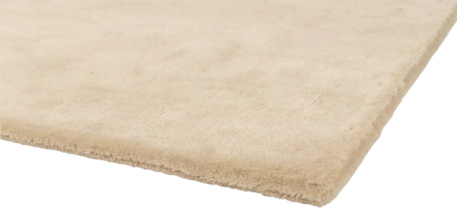 Beige OSLO vloerkleed met groen en bruin
