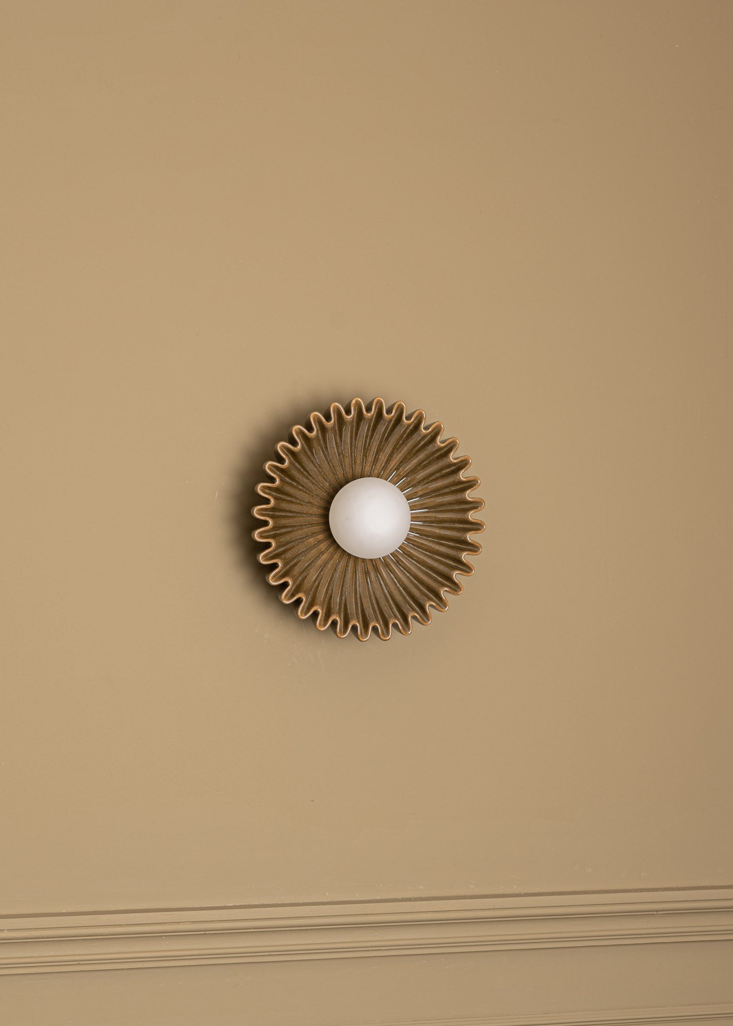 Wandlampe aus Keramik OSTRO grün