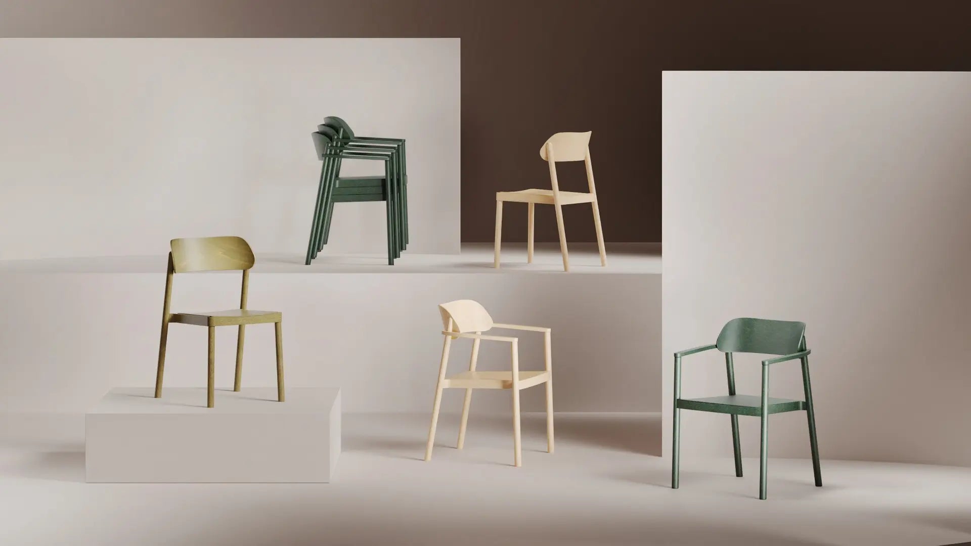 Niemm chair A-4590 beech wood